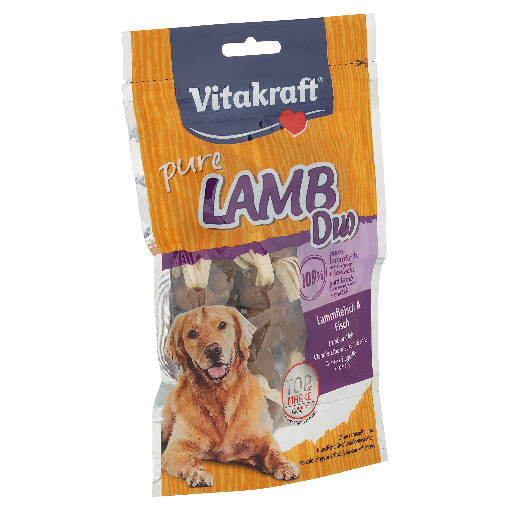 Hundesnack "Pure" Duo mit Lamm/Fisch 80 g + product picture