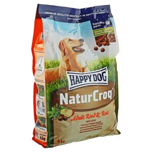 Hundetrockenfutter "NaturCroq" Adult mit Rind/Reis 4 kg