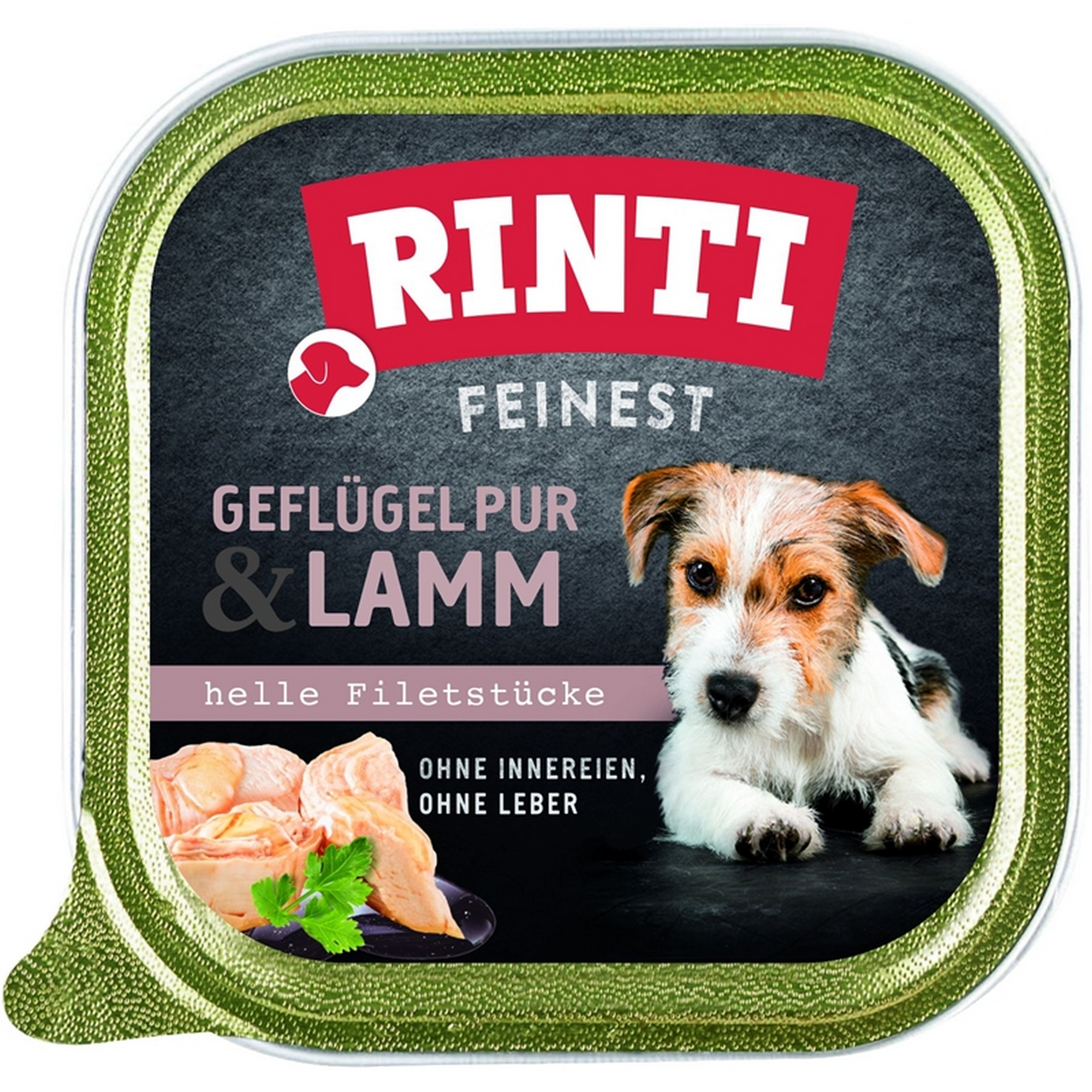 Hundefutter 'Feinest' Geflügel Pur Lamm 150 g