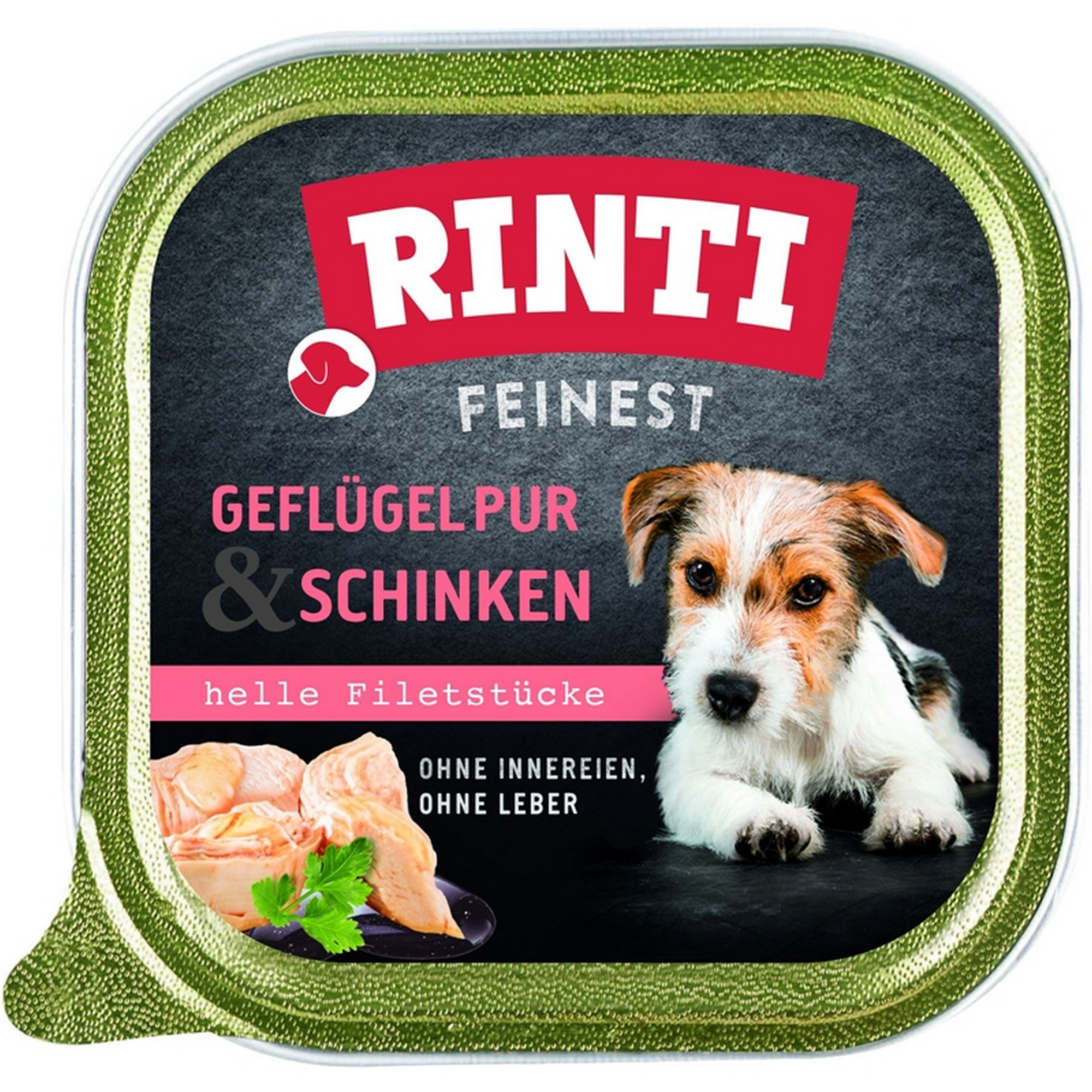 Hundefutter 'Feinest' Geflügel Schinken 150 g