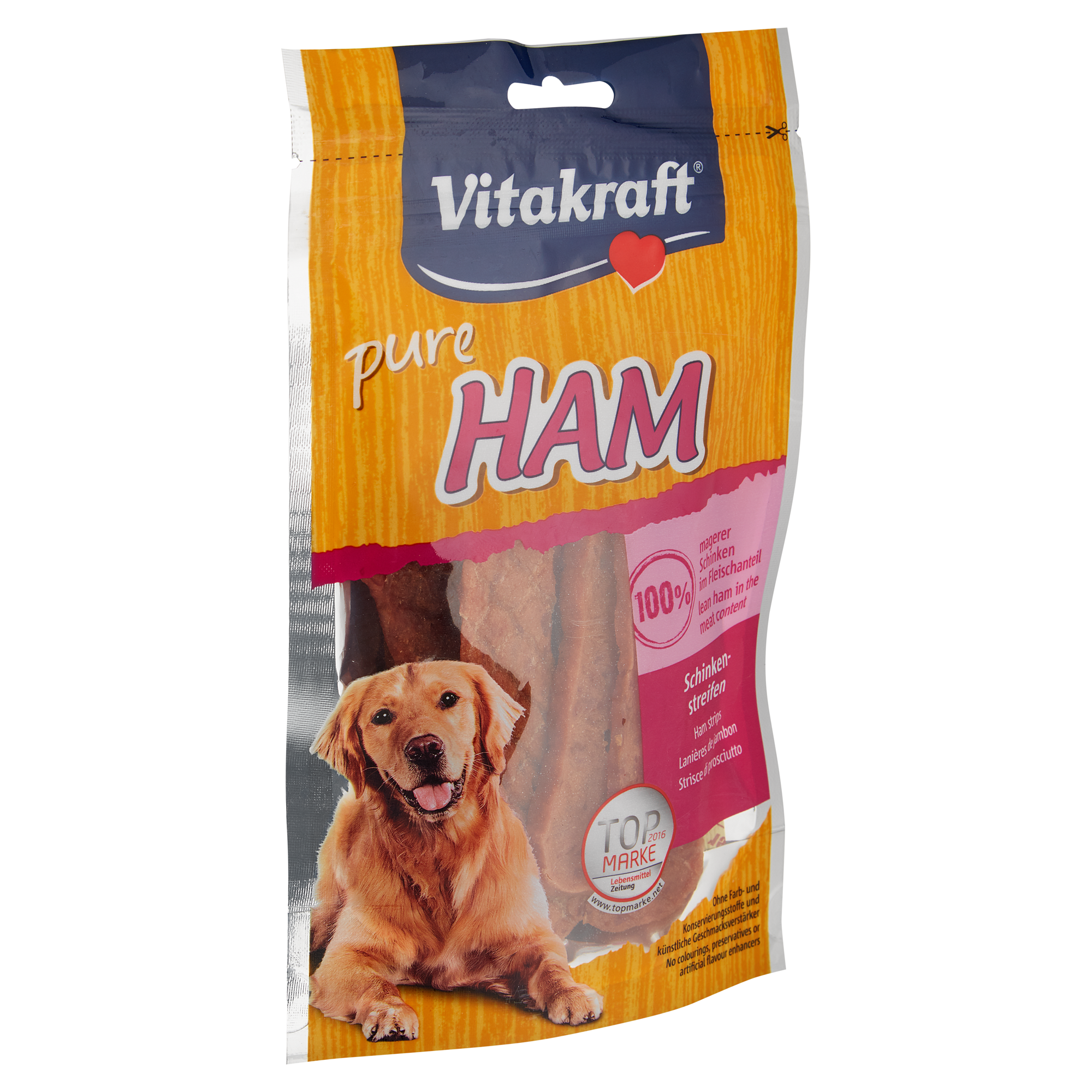 Hundesnack "Pure" mit Schinken 80 g + product picture