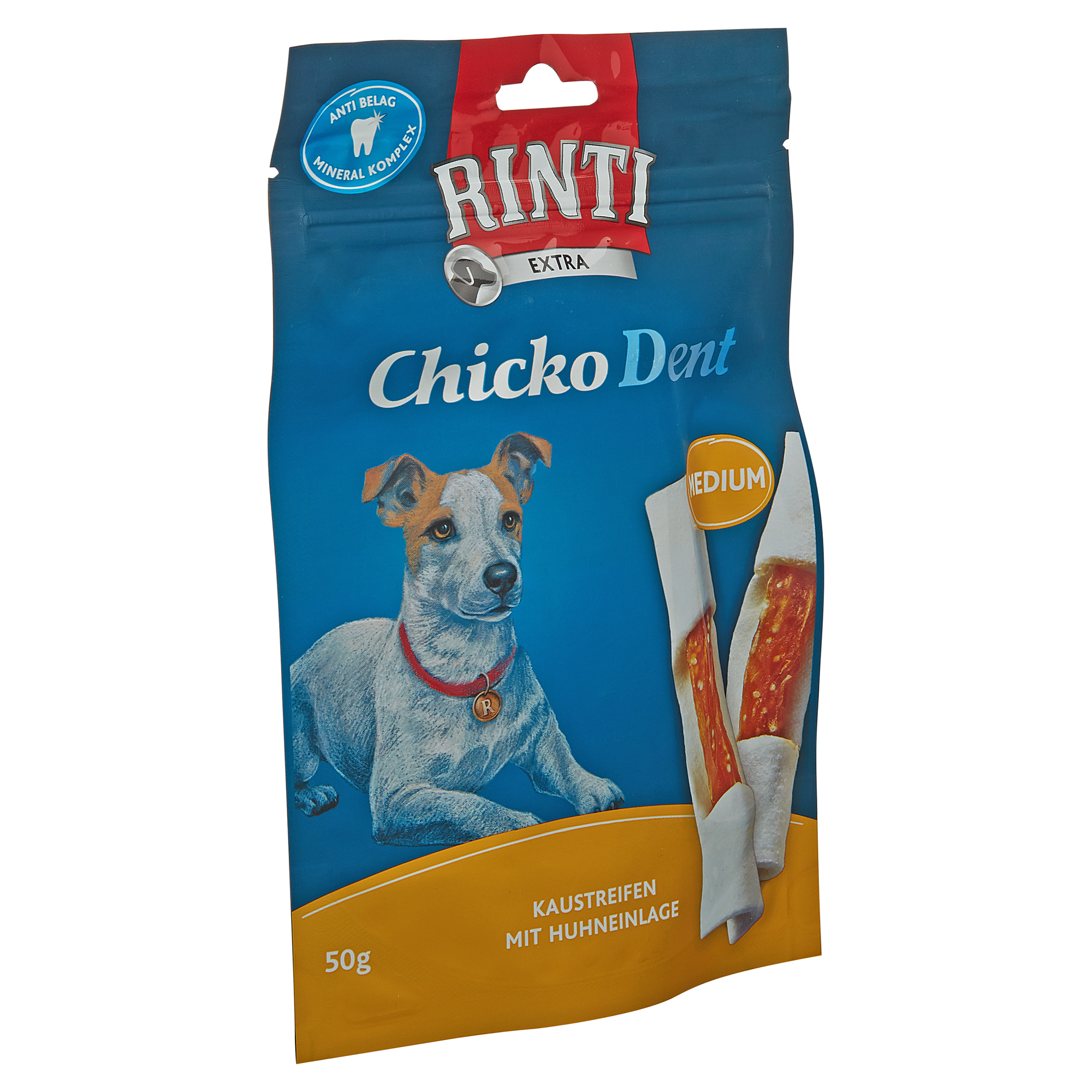 Hundesnack "Chicko" Dent Extra Medium mit Huhn 50 g + product picture