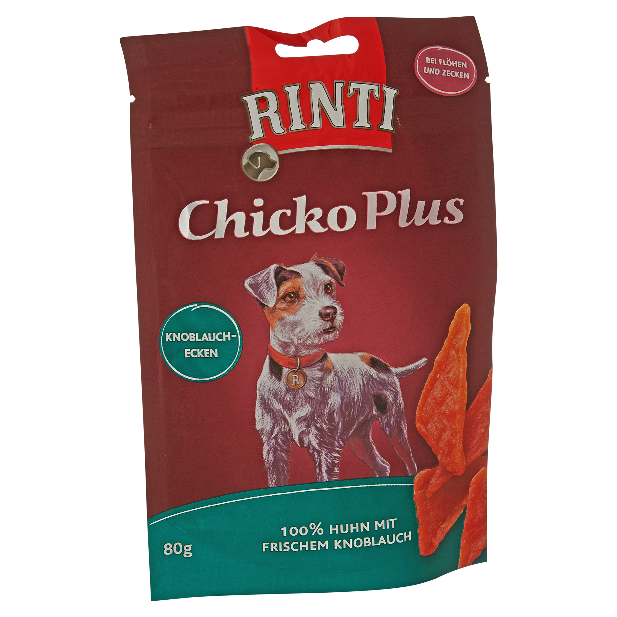 Hundesnack "Chicko" Plus Knoblauchecken mit Huhn 80 g + product picture