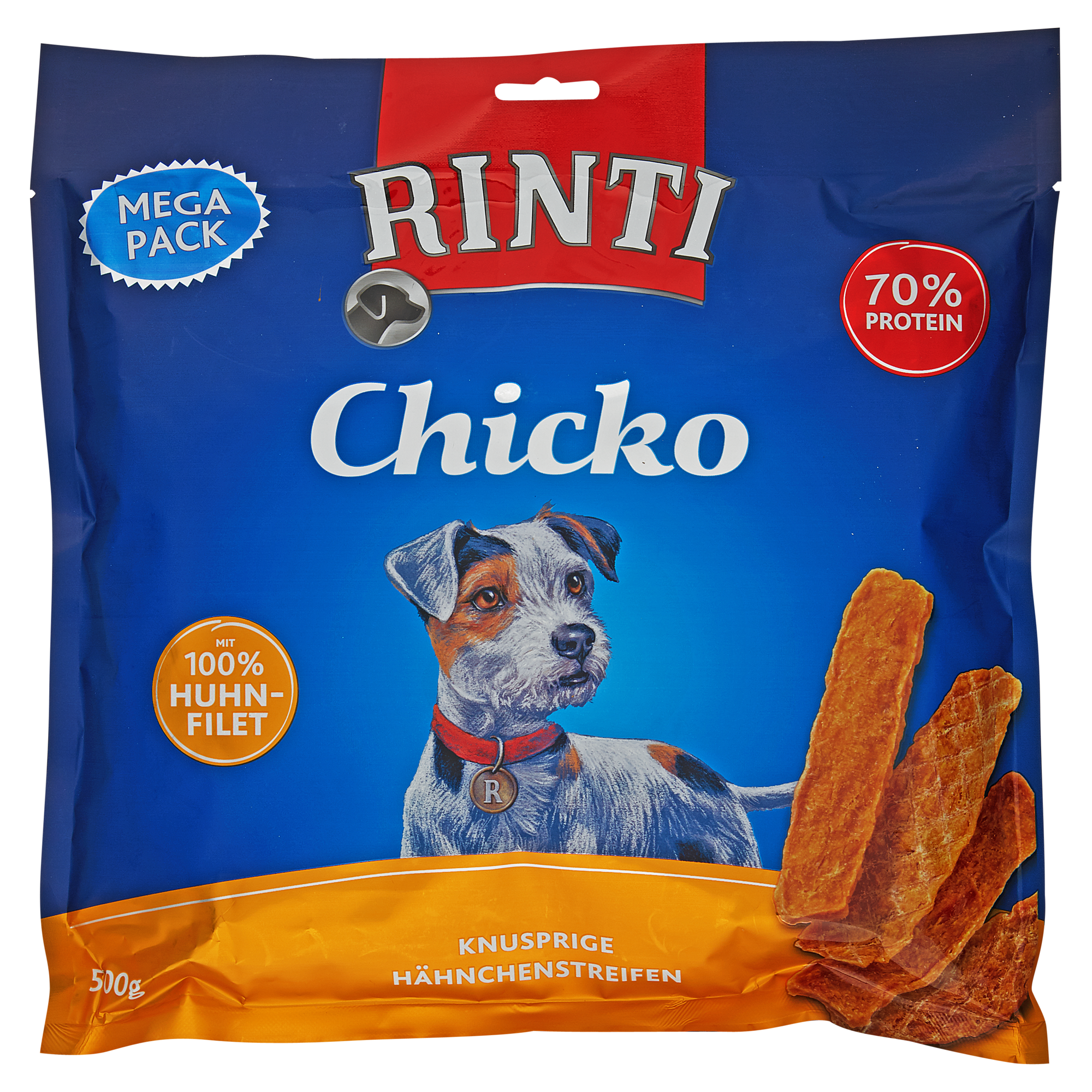 Hundesnack "Chicko" mit Hähnchenstreifen 500 g + product picture