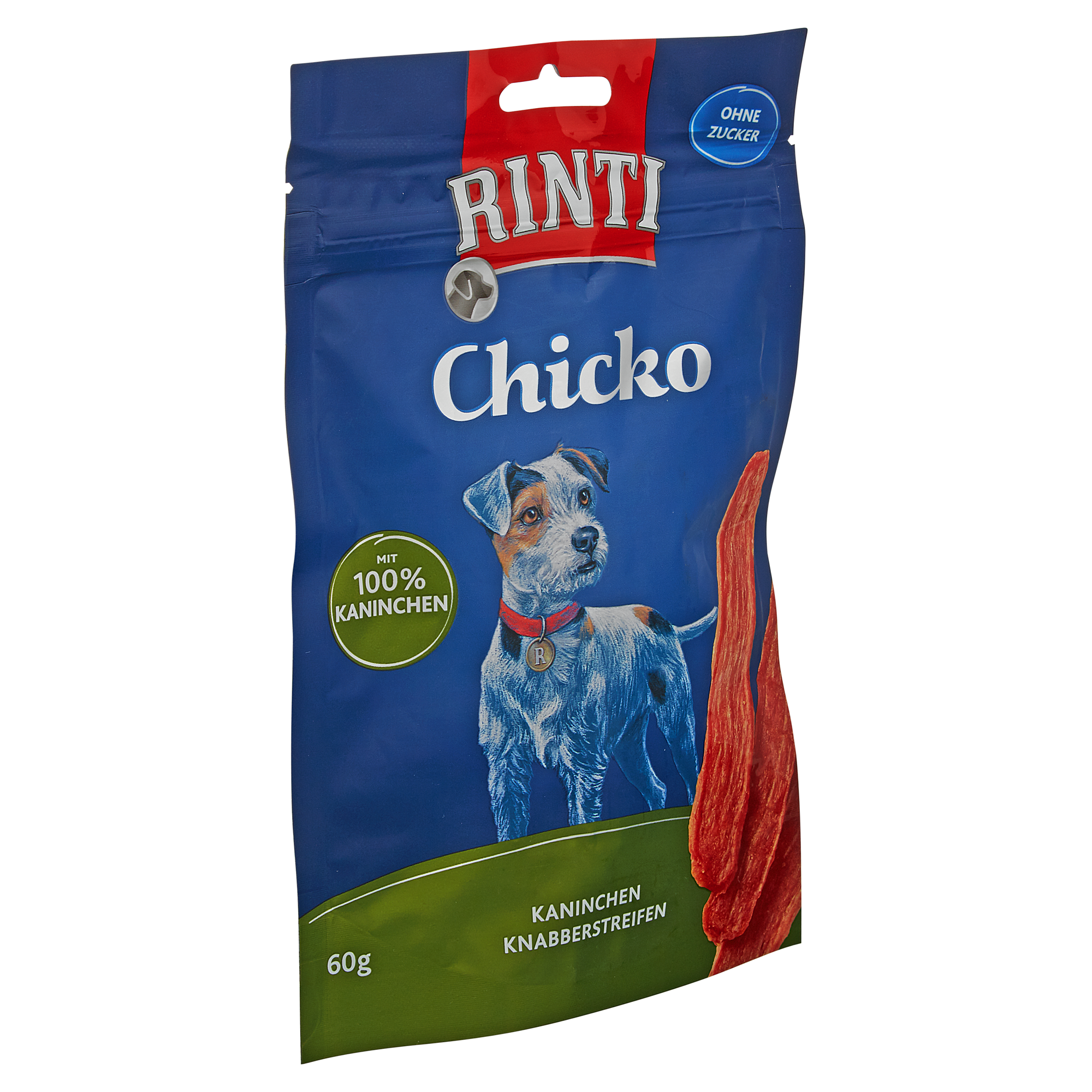 Hundesnack "Chicko" Kaninchen-Knabberstreifen 60 g + product picture