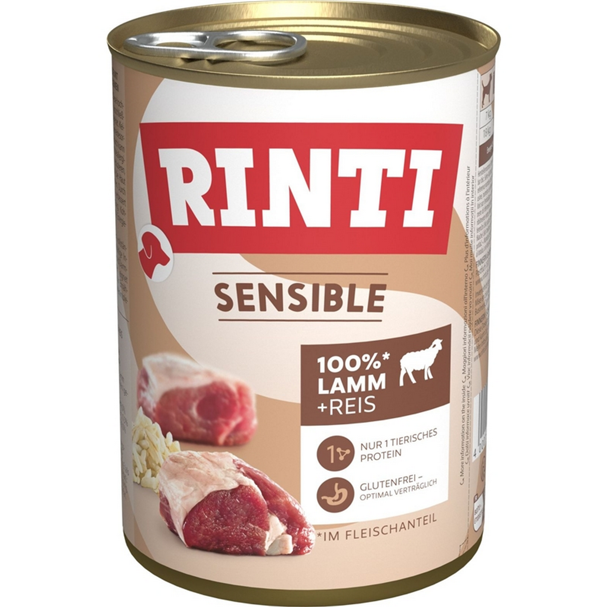 Hundefutter 'Sensible' Lamm Reis 400 g