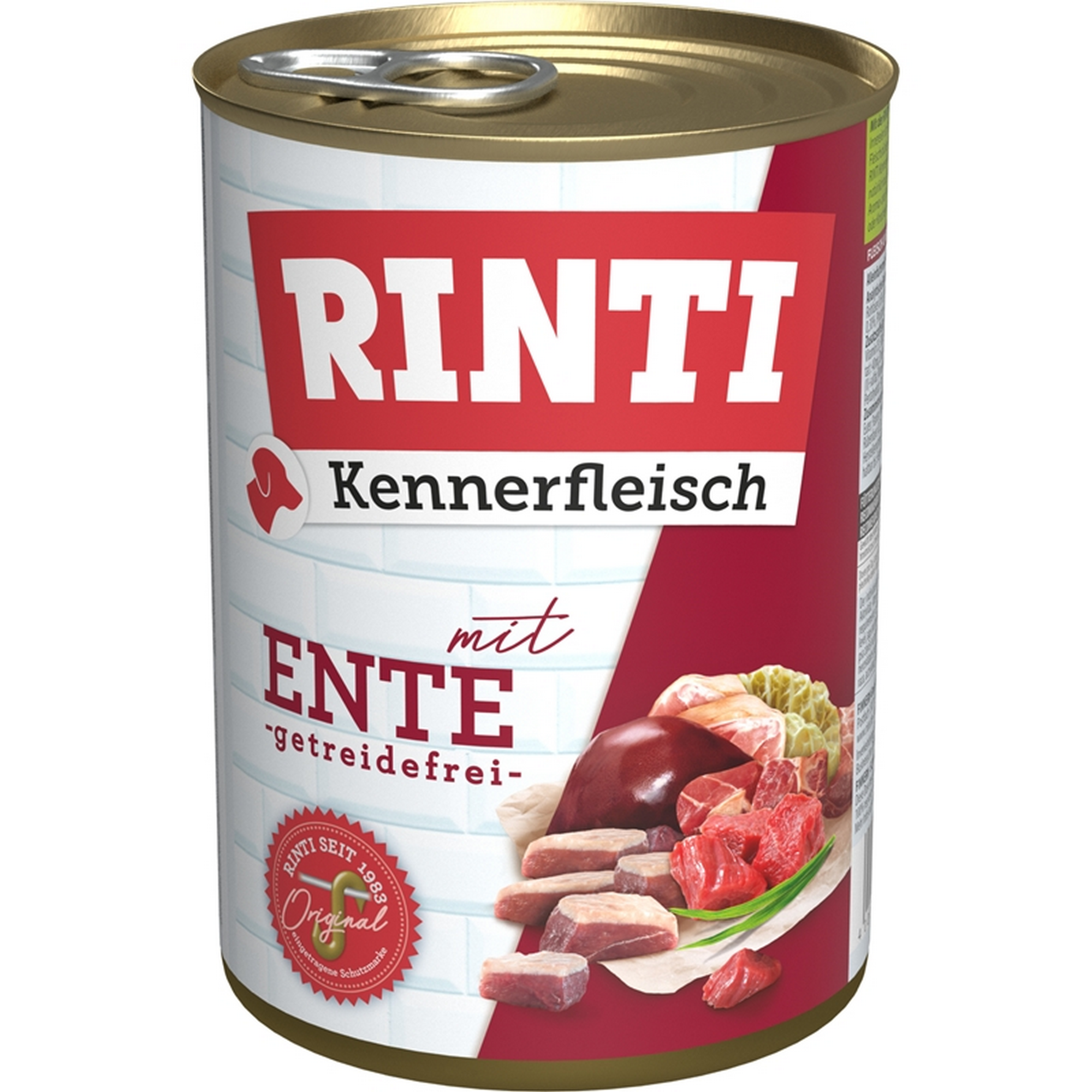 Hundefutter 'Kennerfleisch' mit Ente gefriergetrocknet 400 g