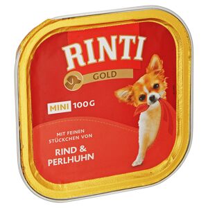 Hundenassfutter "Gold Mini" mit Rind und Perlhuhn 100 g