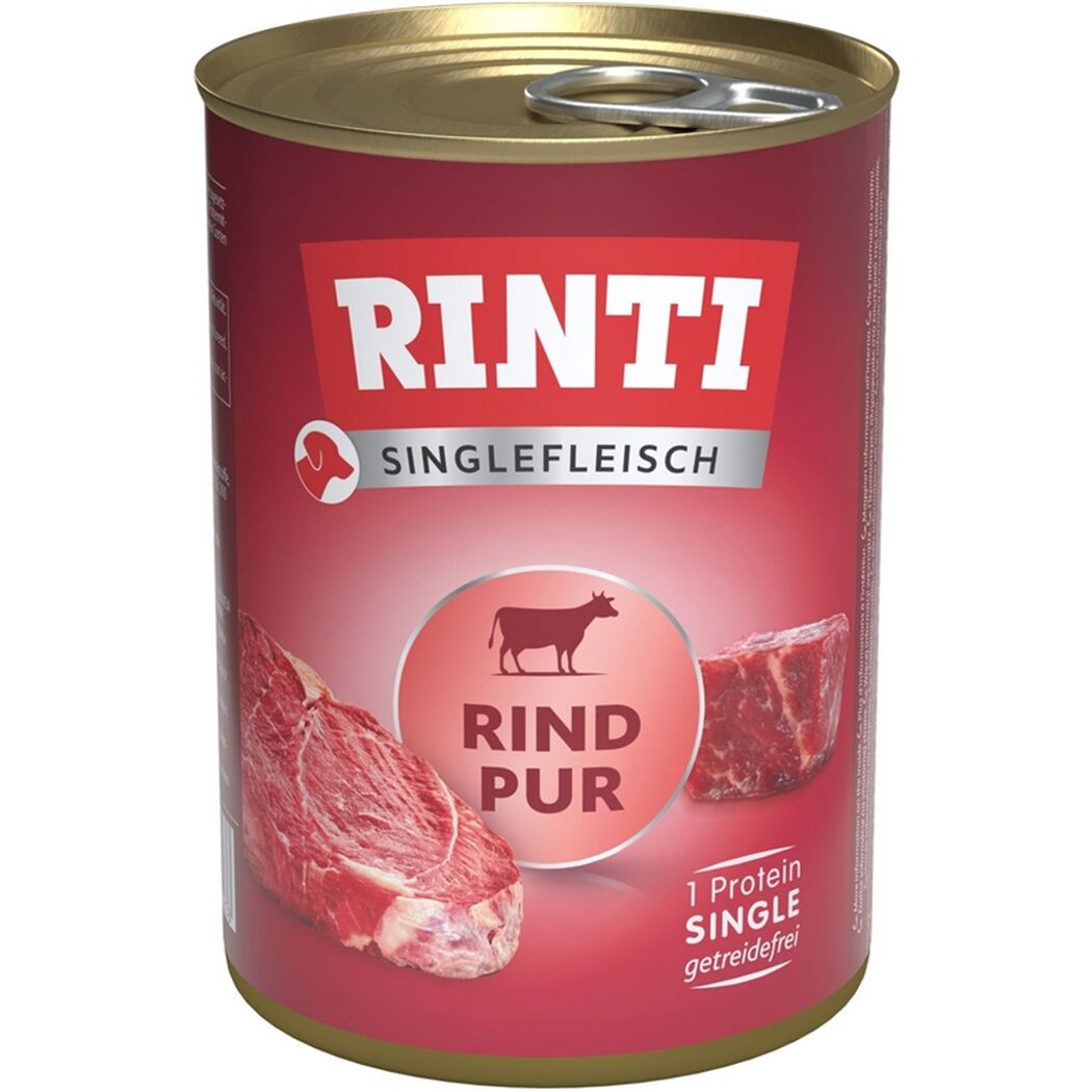 Hundefutter 'Singlefleisch' Rind Pur 400 g