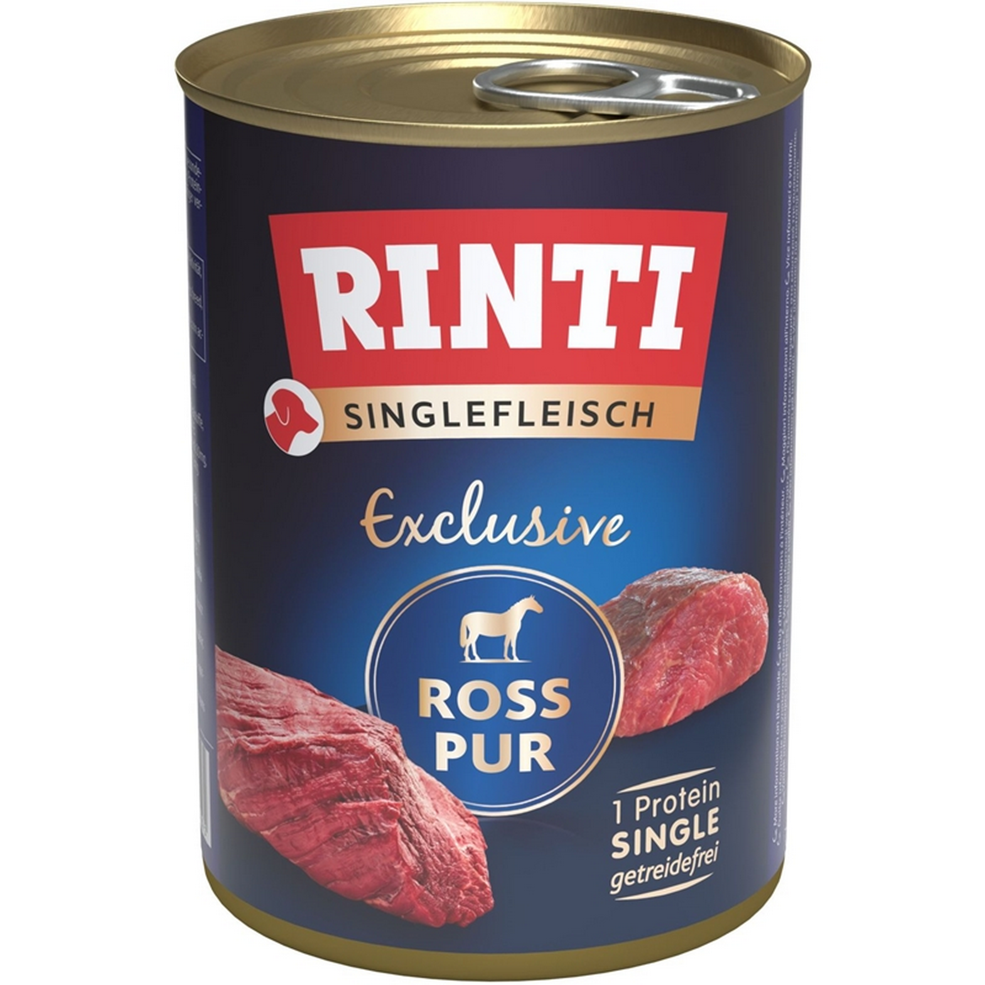 Hundefutter 'Singlefleisch' Ross Pur 400 g