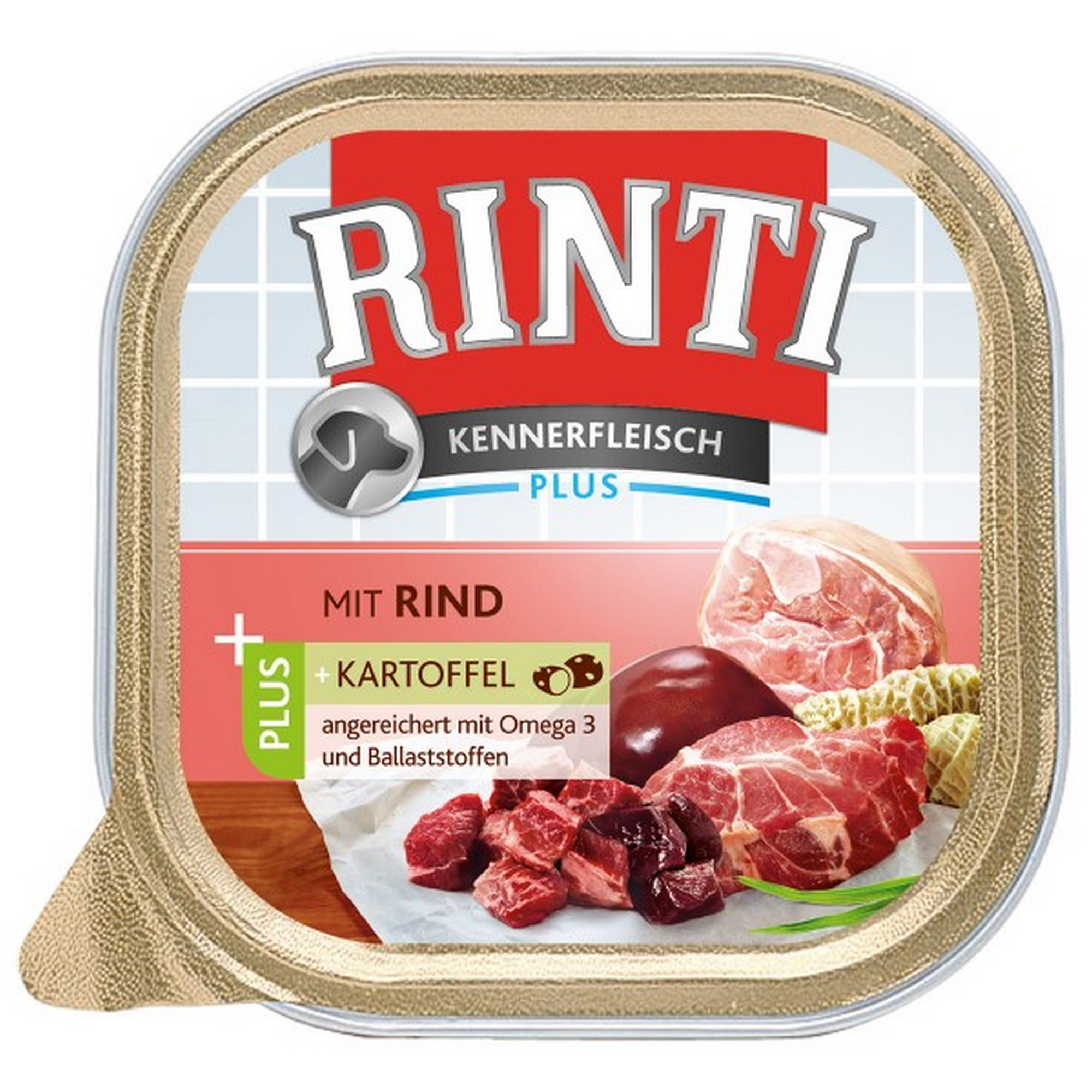 Hundenassfutter 'Kennerfleisch' mit Rind plus Kartoffel 300 g + product picture