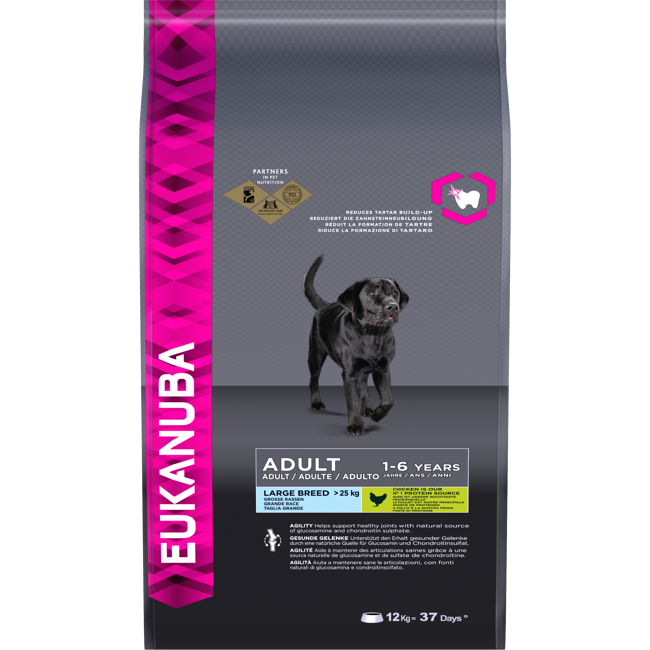 Bild von Grosse Hunde Huhn 12kg EUKANUBA Adult
