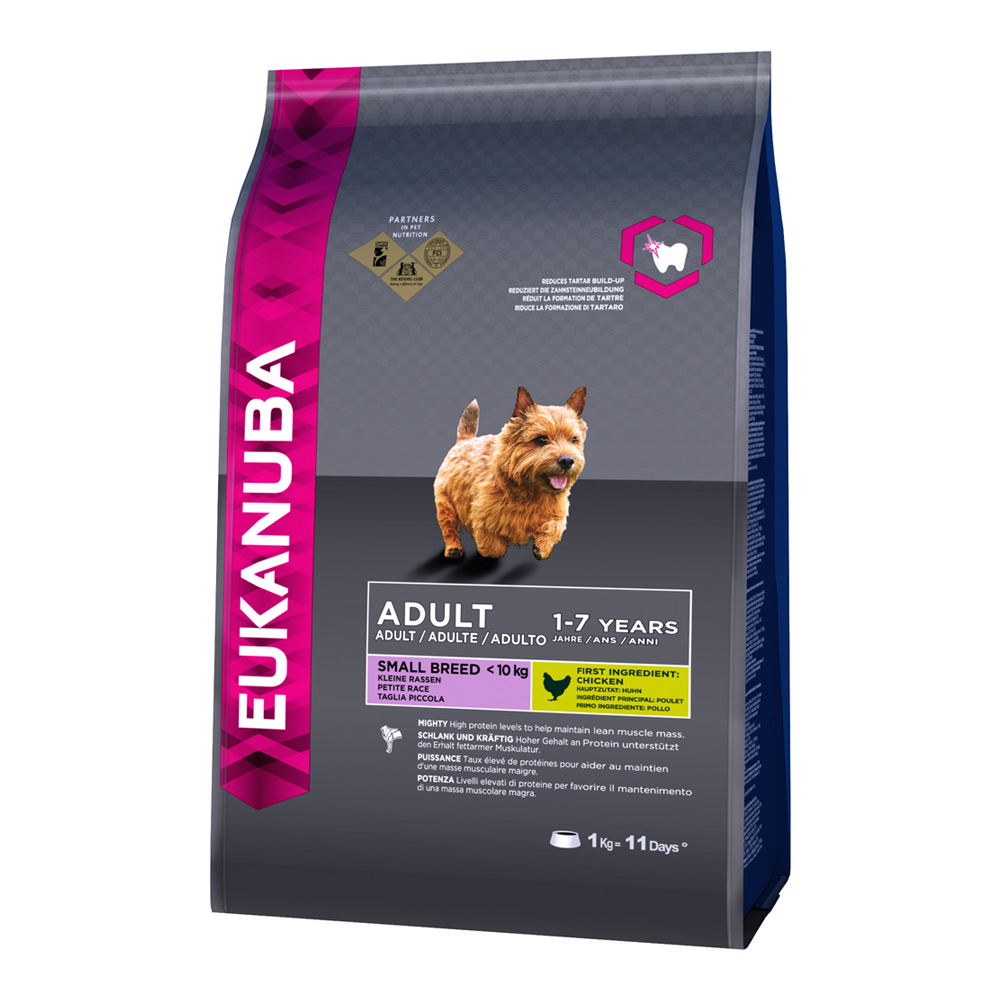 Hundetrockenfutter "Adult" kleine Rassen Huhn 1 kg + product picture