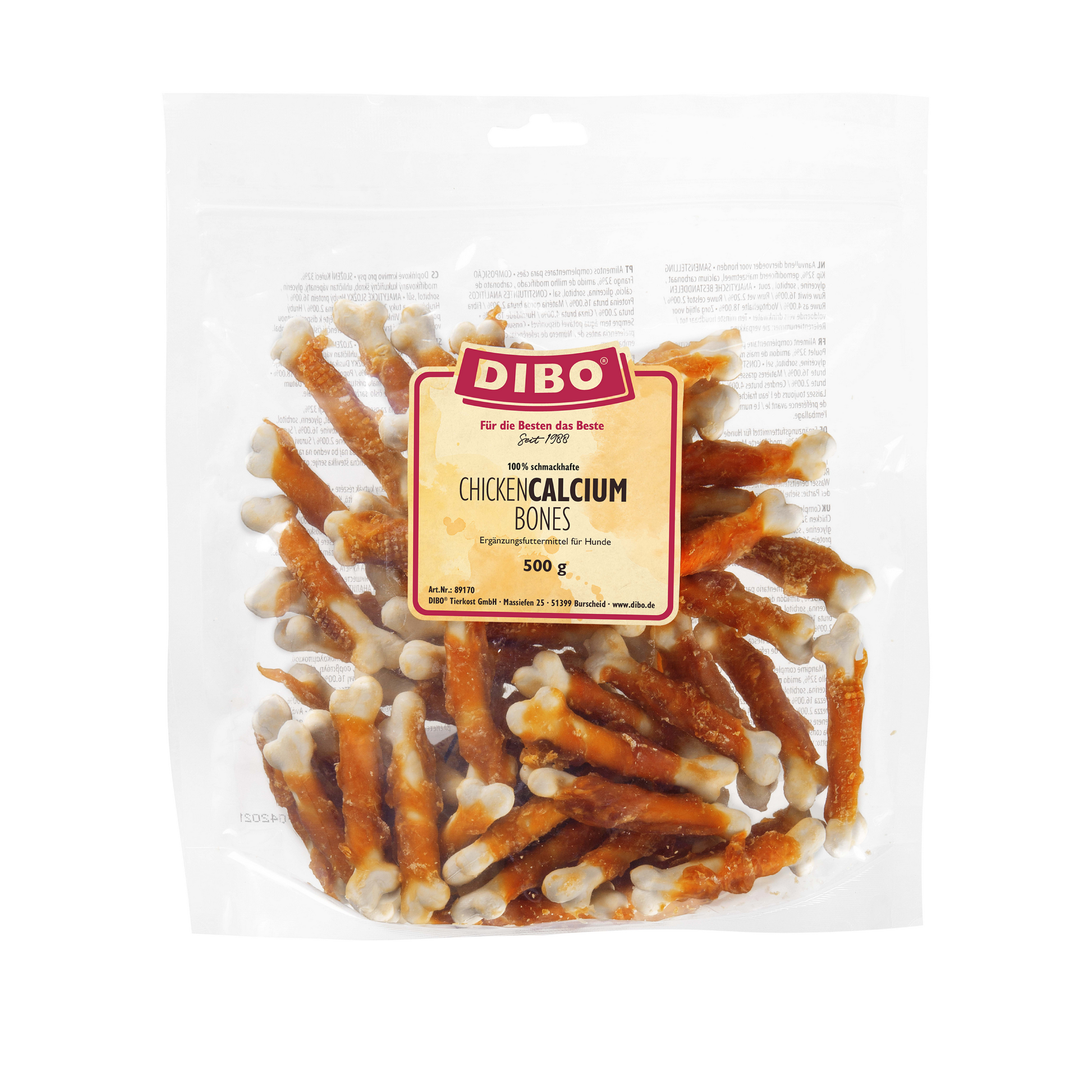 Chicken Calcium Bon.500 gr DIBO + product picture