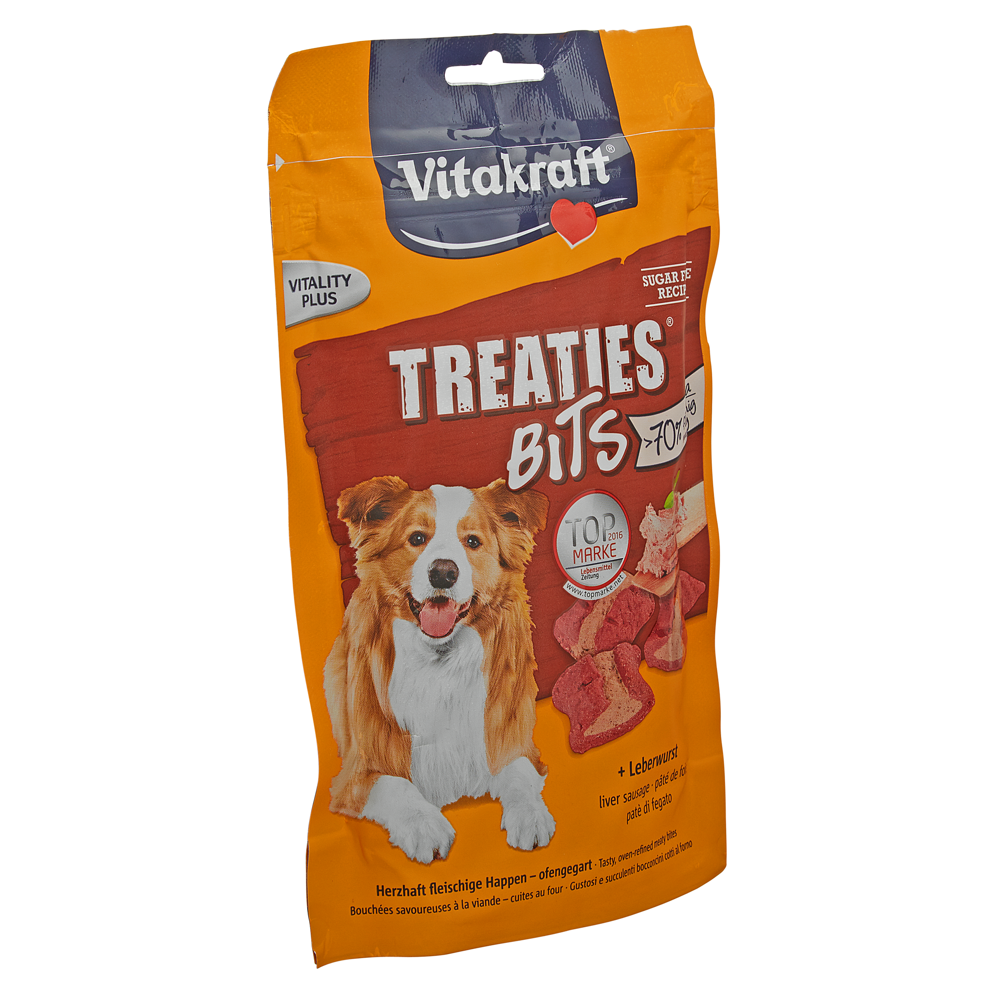 Hundesnack "Treaties" Bits mit Leberwurst 120 g + product picture