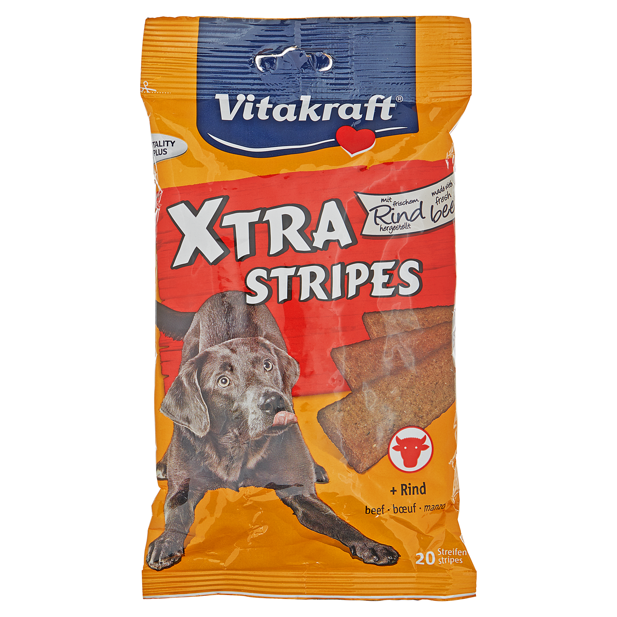 Hundesnack "Xtra Stripes" Rind 20 Stück + product picture