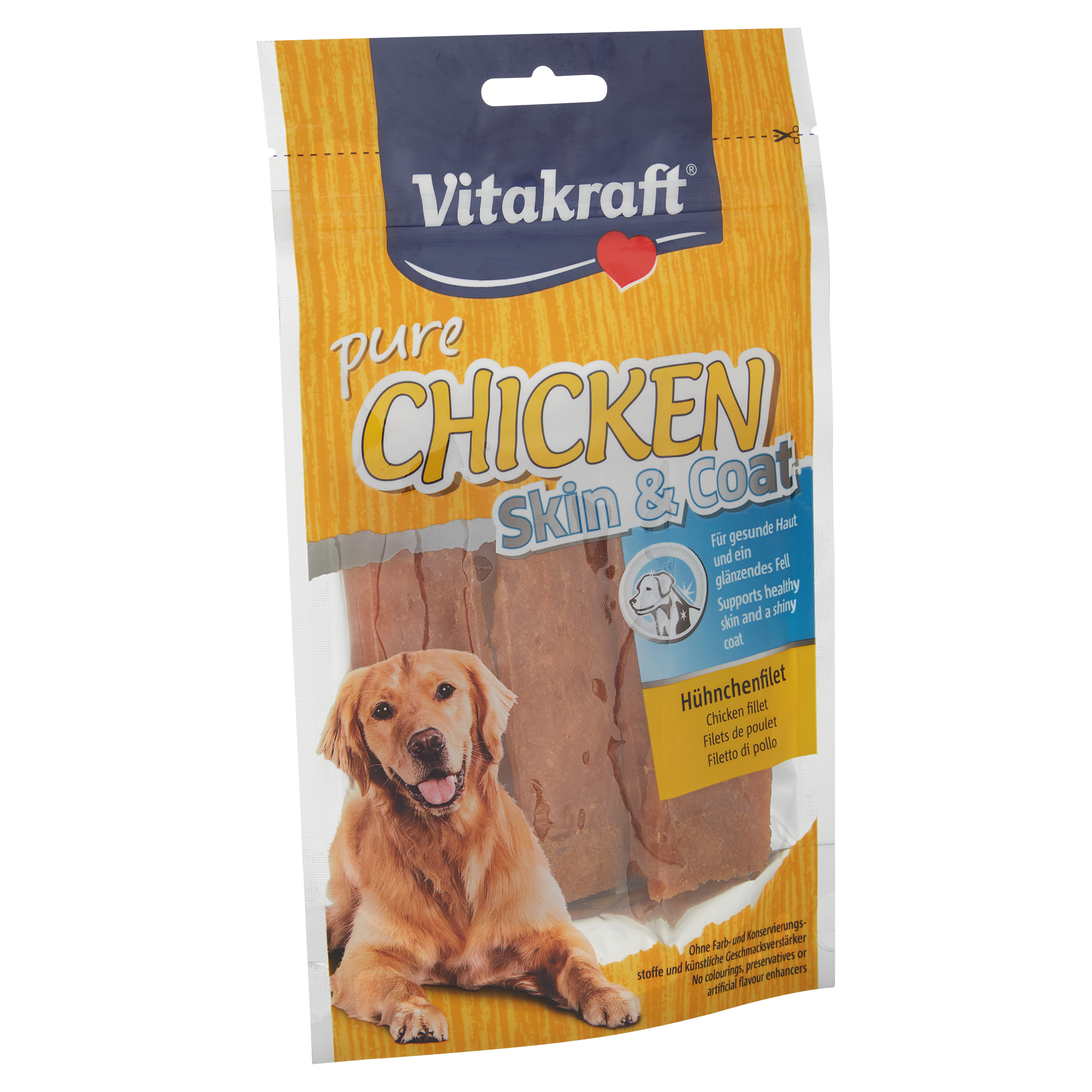 Hundesnack "Pure" Skin & Coat mit Hühnchenfilet 70 g + product picture