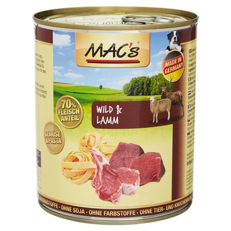 2. Bild von Hundenassfutter 800 g mit Wild/Lamm/Nudeln