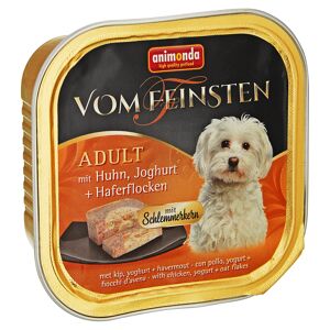 Hundenassfutter "Vom Feinsten" Adult mit Huhn/Joghurt/Haferflocken 150 g