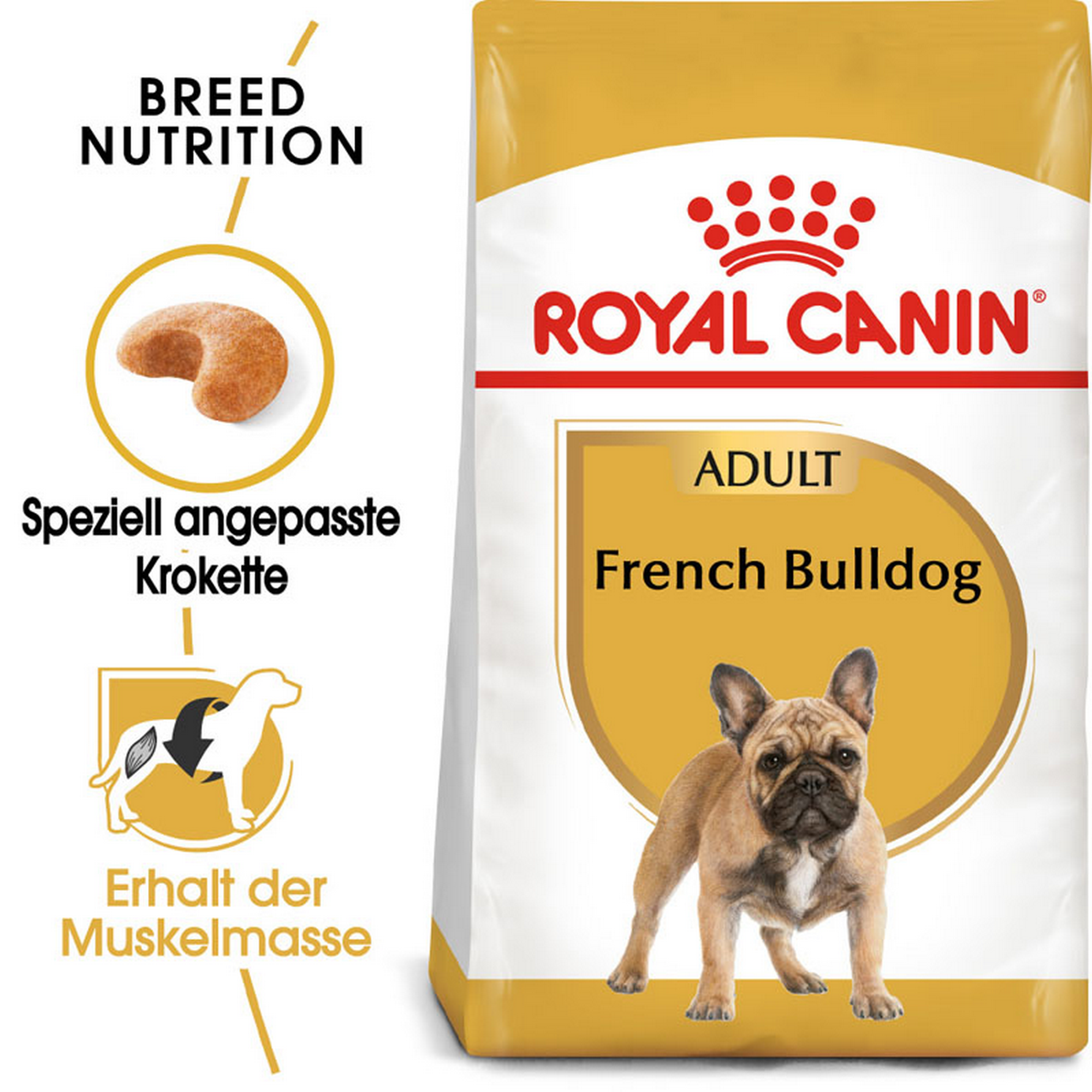 Hundetrockenfutter 'French Bulldog Adult ' 9 kg