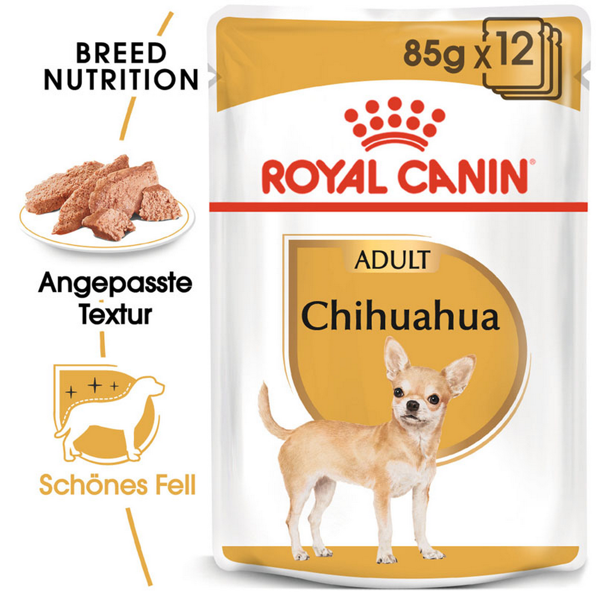 Hundenassfutter 'Chihuahua Adult Mousse' 85 g