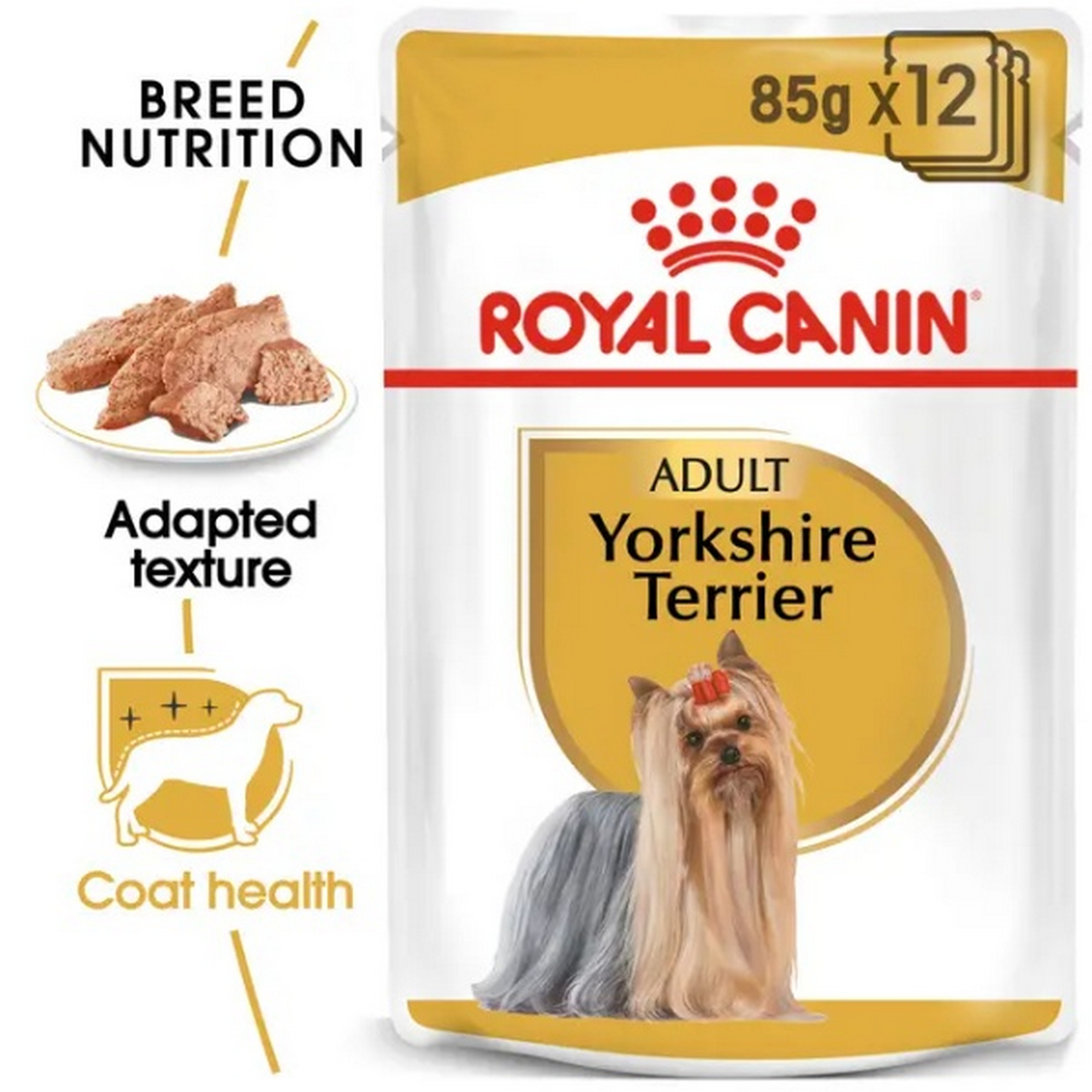Hundenassfutter 'Yorkshire Adult Mousse' 85 g