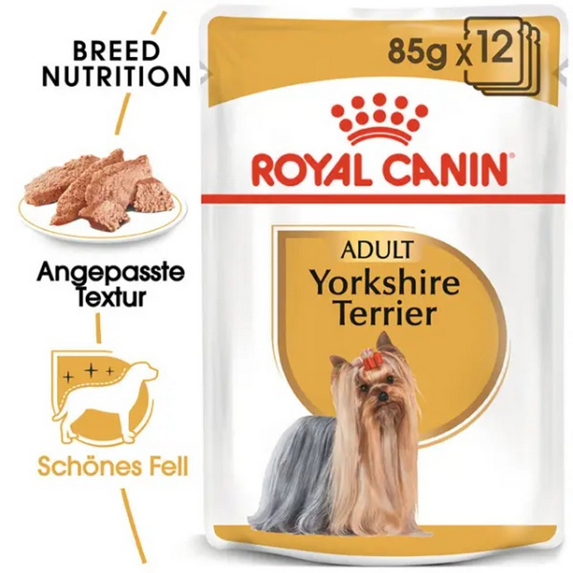 Hundenassfutter 'Yorkshire Adult Mousse' 85 g