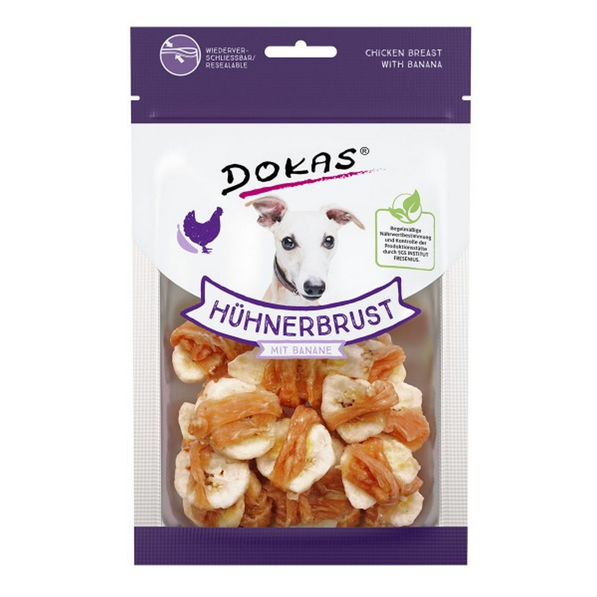 Hundesnack Hühnerbrust mit Banane 70 g + product picture