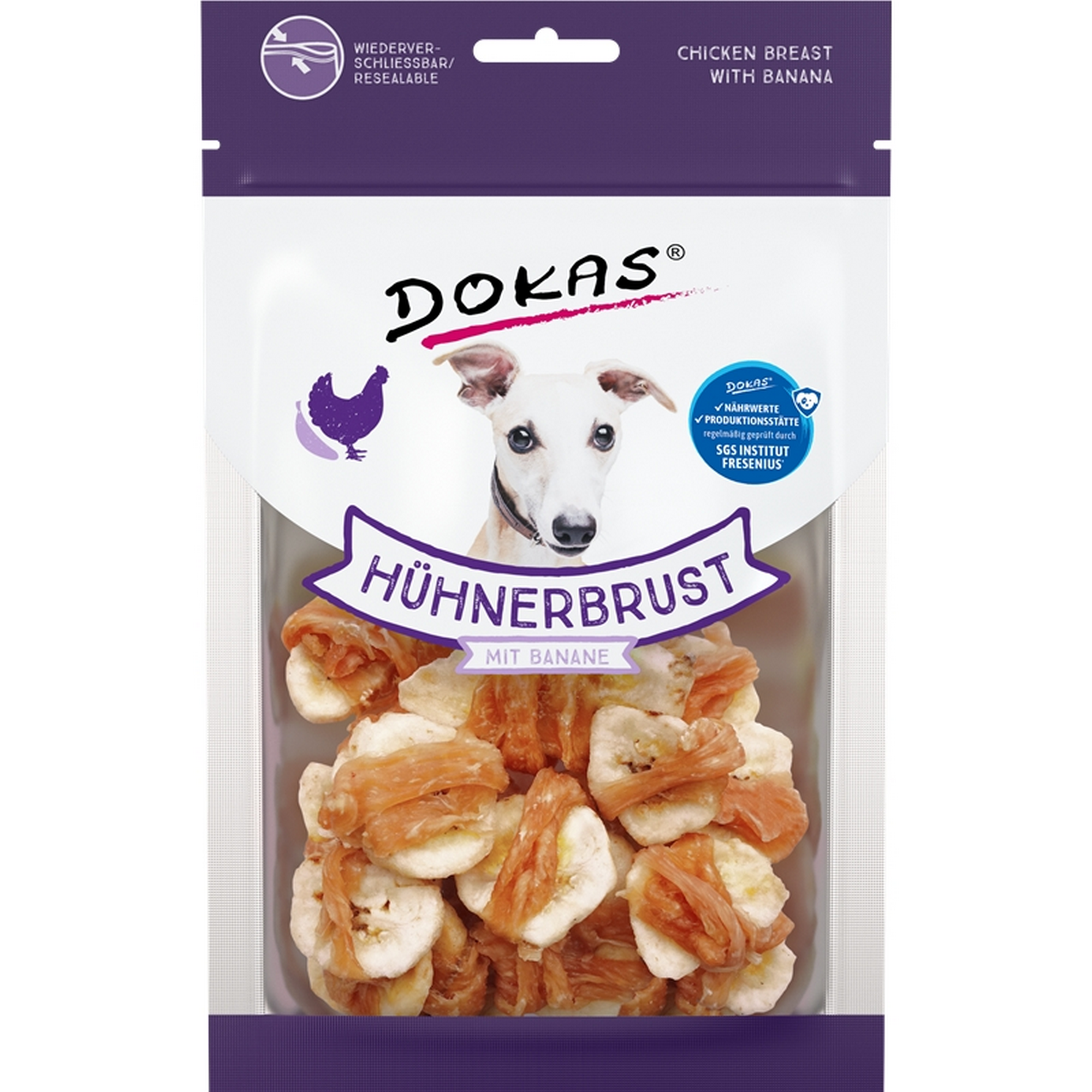 Hundefutter Hühnerbrust Banane 70 g