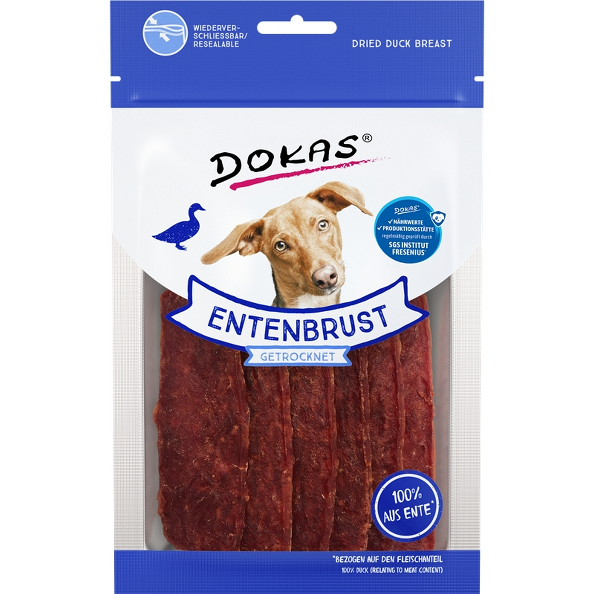 Hundefutter Entenbrust getrocknet 70 g