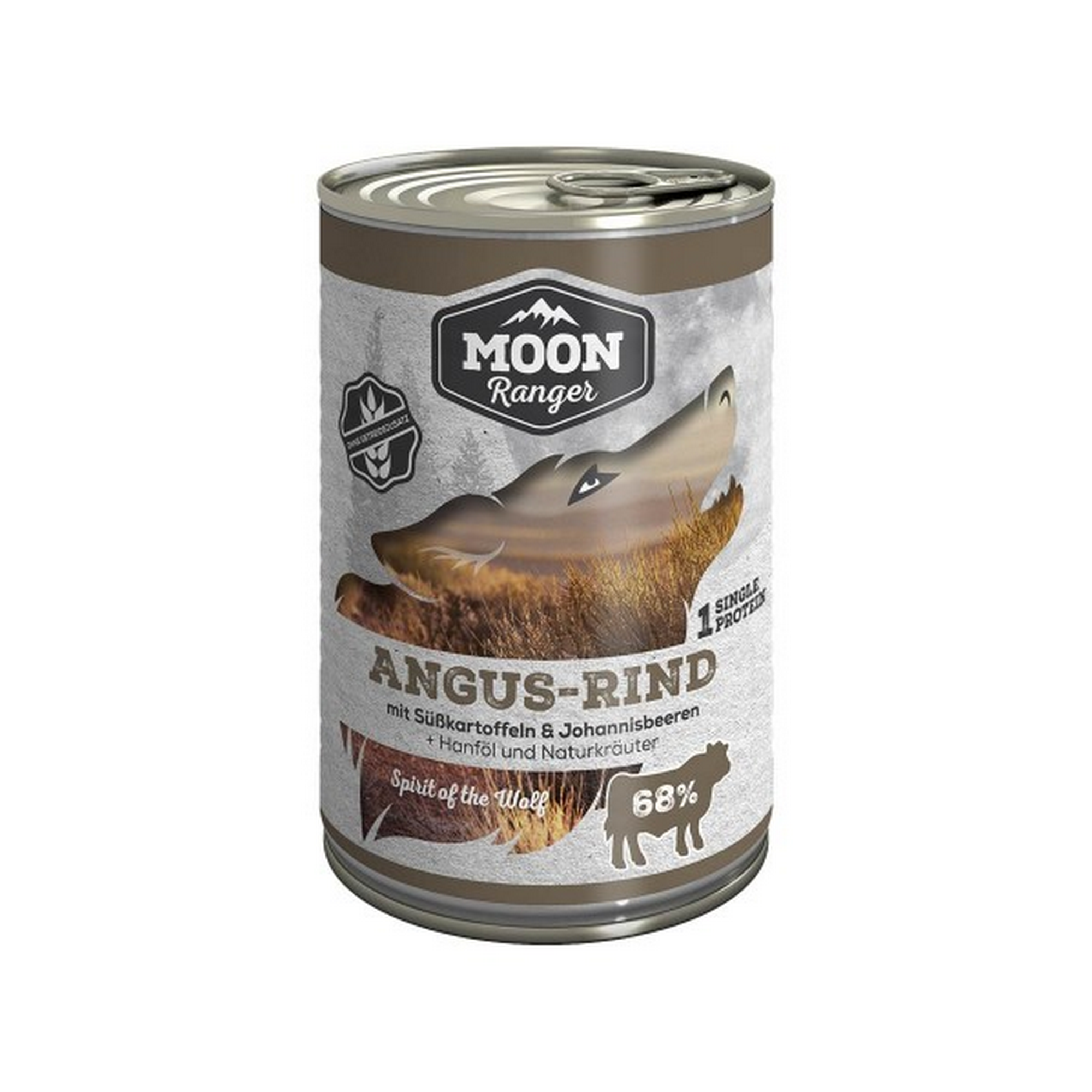 Hundenassfutter Angus Rind mit Süßkartoffeln und Johannisbeere 400 g + product picture