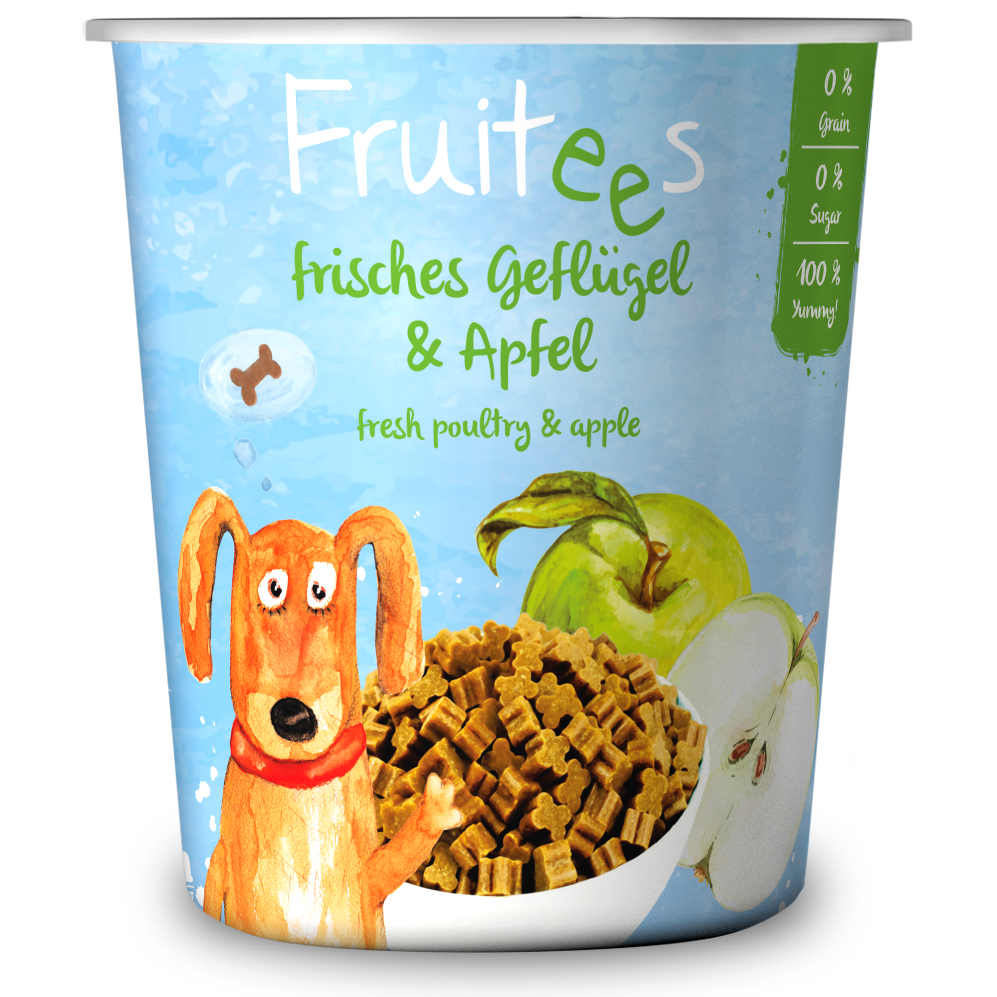 Hundetrockenfutter 'Dog Snack Fruitees' Apfel 200 g