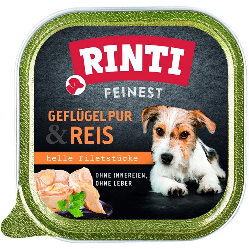 Hundefutter 'Feinest' Geflügel Pur Reis 150 g