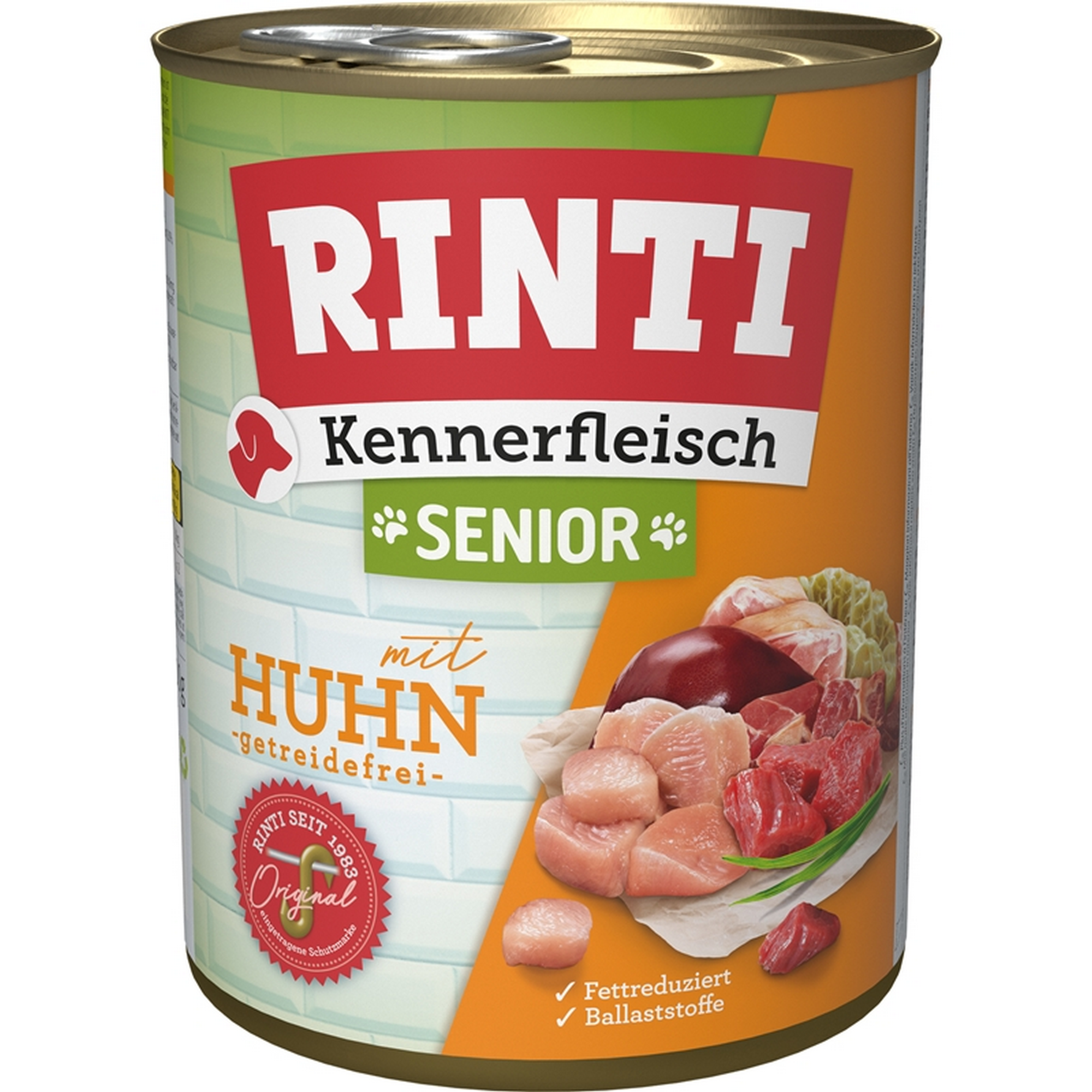 Hundefutter 'Kennerfleisch' Senior Huhn 800 g