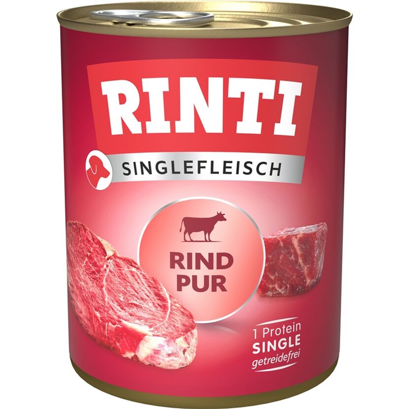 Hundefutter 'Singlefleisch' Rind Pur 800 g