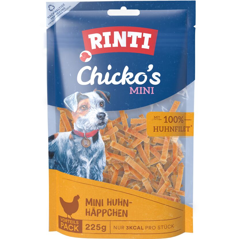 Hundefutter 'Chicko' Mini Huhn-Häppchen 225 g