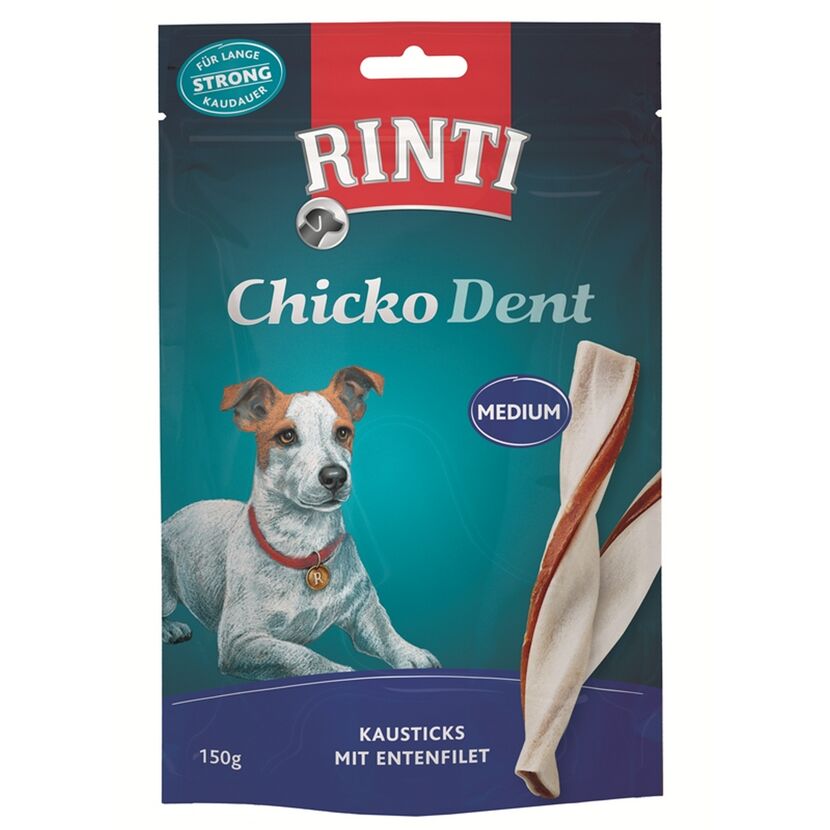 Hundesnack 'Chicko Dent' Kausticks mit Ente Medium 150 g
