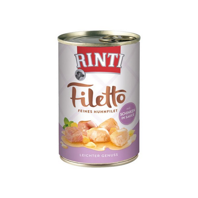 Bild von Hundenassfutter 'Filetto' Huhn und Schinken in Sauce 420 g