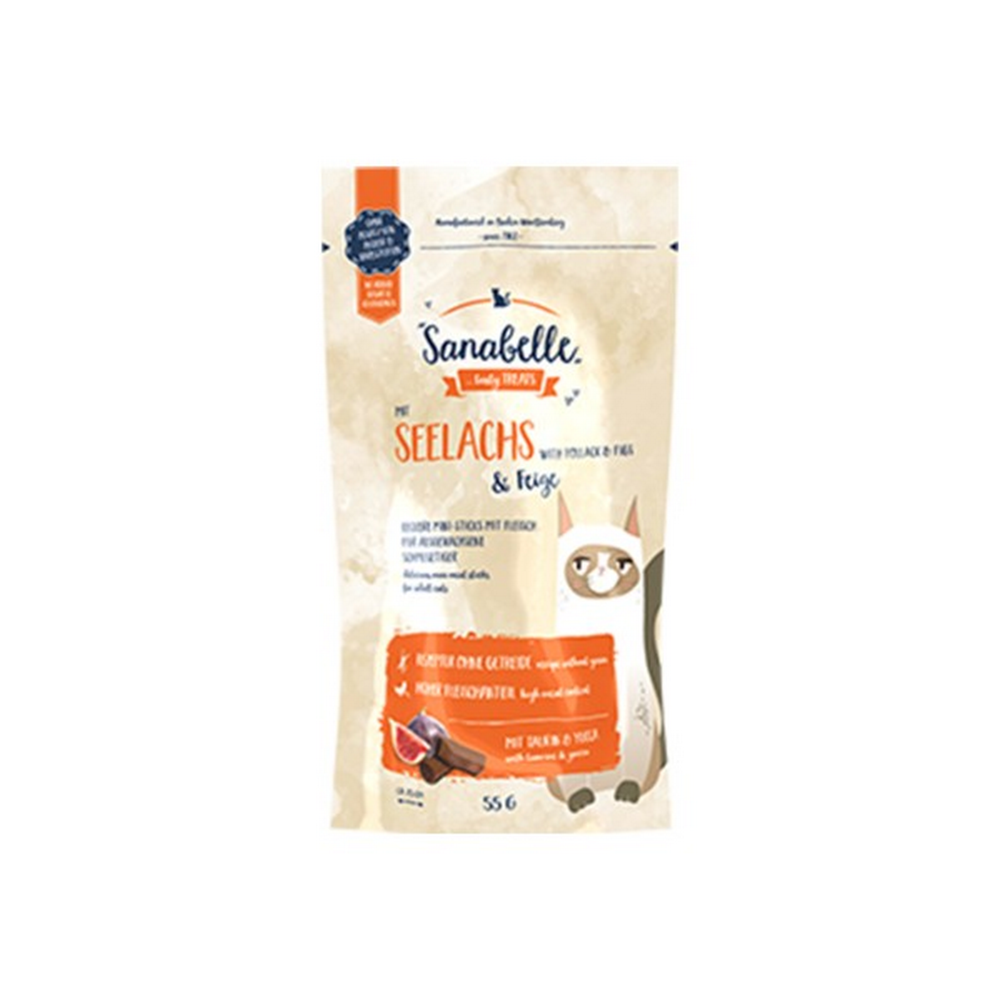 Katzensnack Seelachs & Feige 55 g + product picture