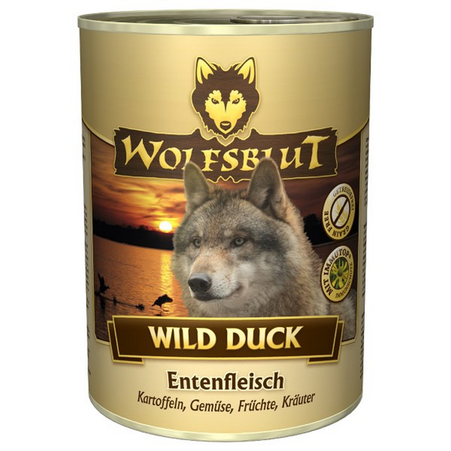 Bild von Hundenassfutter 'Wild Duck' Adult Ente 395 g