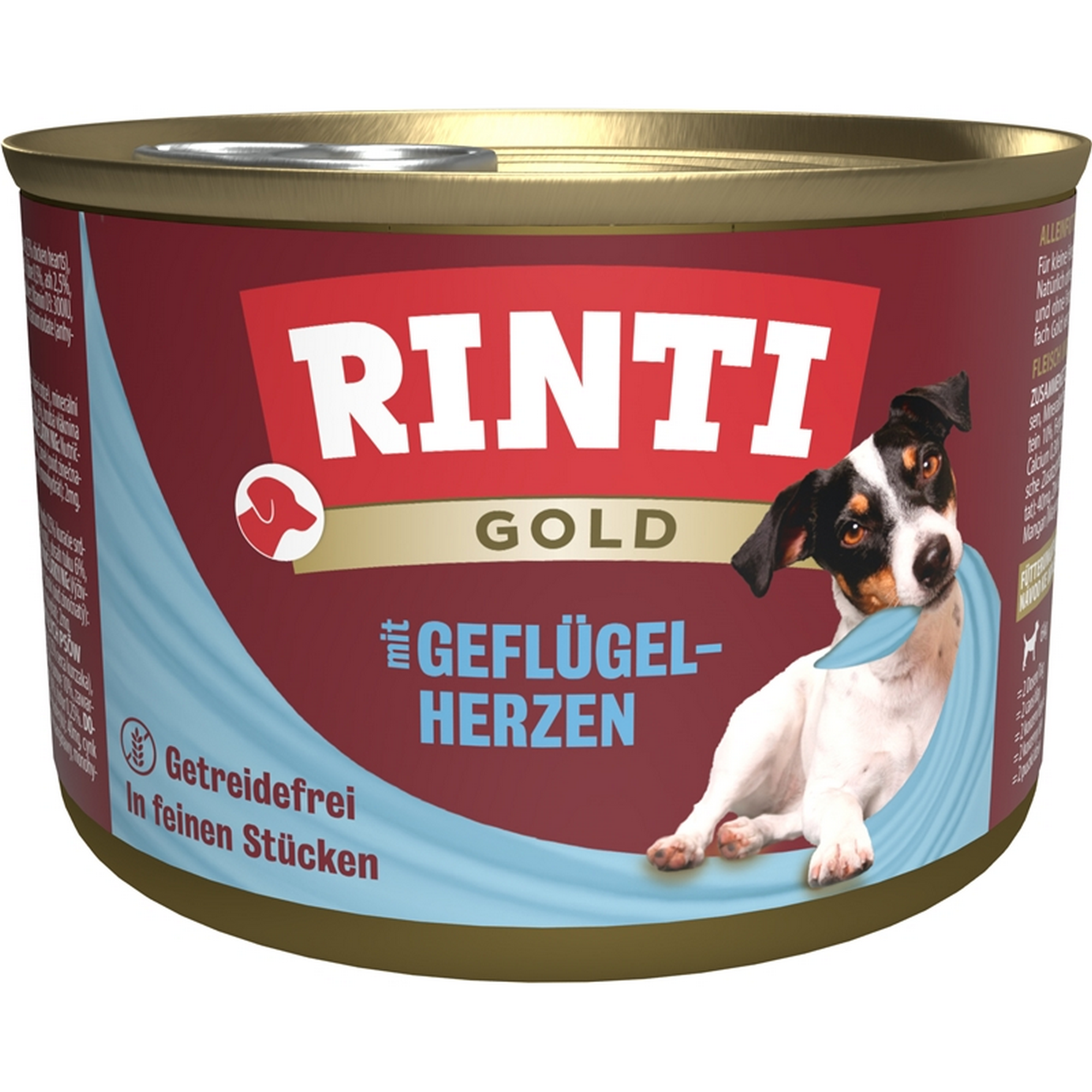 Hundefutter 'gold' Geflügelherzen 185 g