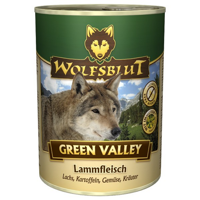 Bild von Hundenassfutter 'Green Valley' Adult/Senior Lammfleisch 395 g