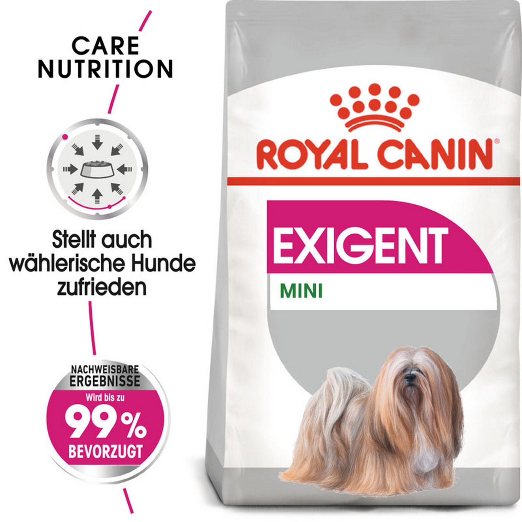 Hundetrockenfutter 'Mini Exigent Adult' 3 kg