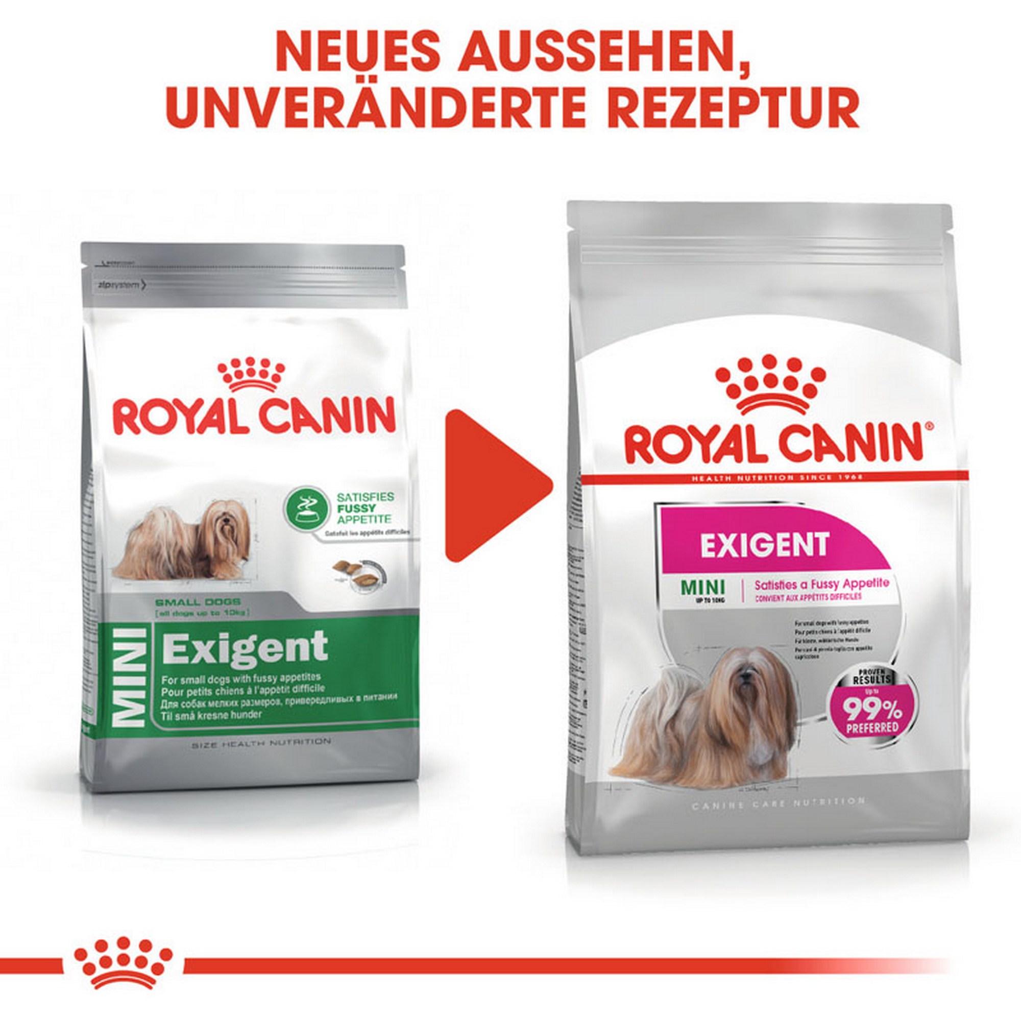 Hundetrockenfutter 'Mini Exigent Adult' 3 kg