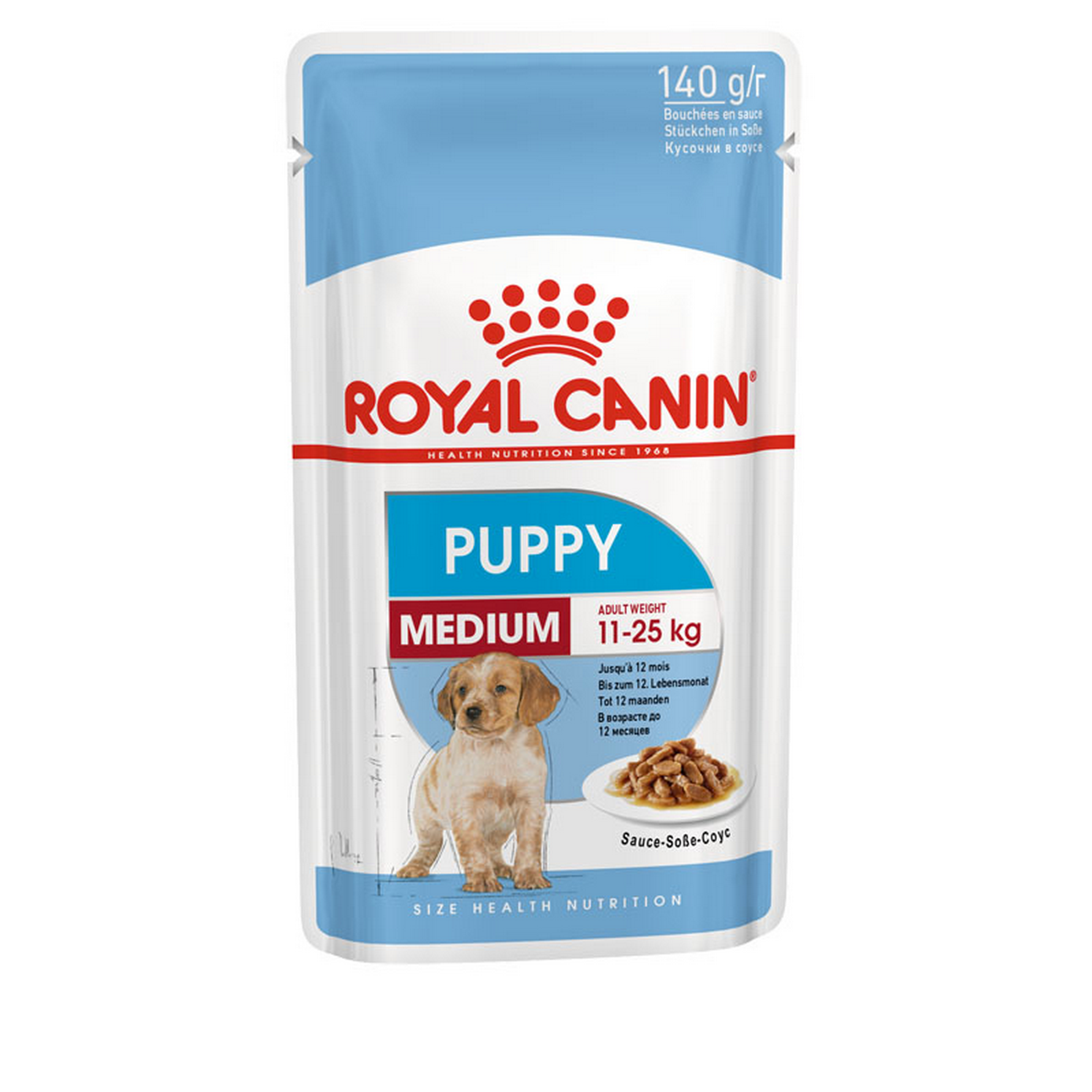 ROYAL CANIN MEDIUM PUPPY Welpenfutter nass für mittelgroße Hunde + product picture
