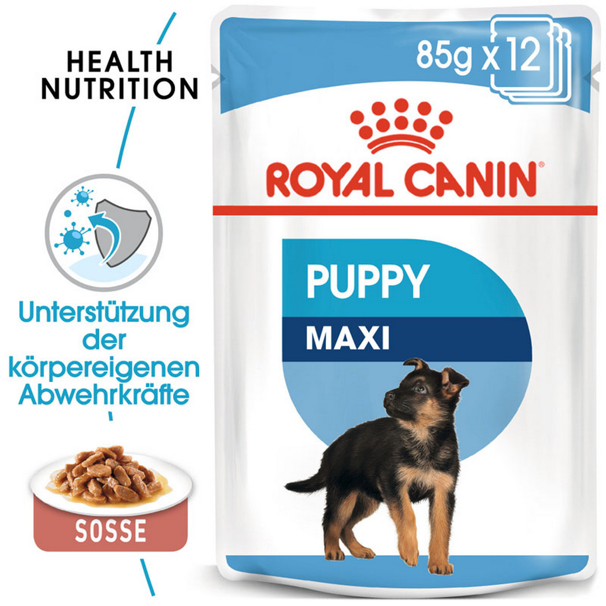 ROYAL CANIN MAXI PUPPY Welpenfutter nass für große Hunde + product picture