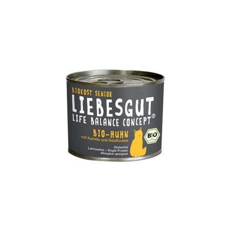 2. Bild von Katzennassfutter 'Biokost Senior' Huhn, Karotten und Reis 200 g