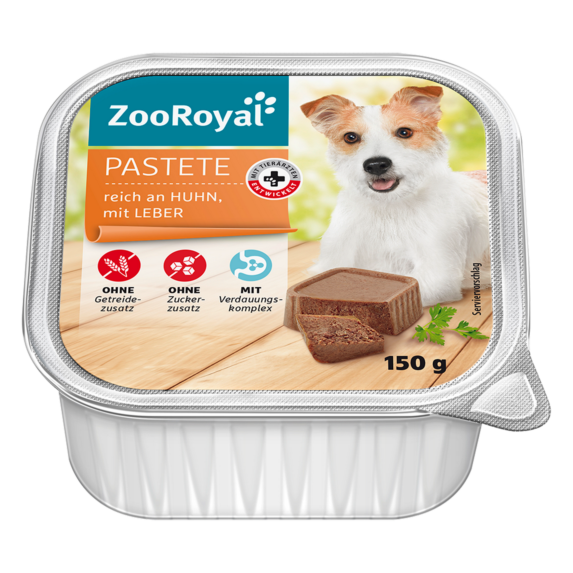 Pastete reich an Huhn und Leber 150 g