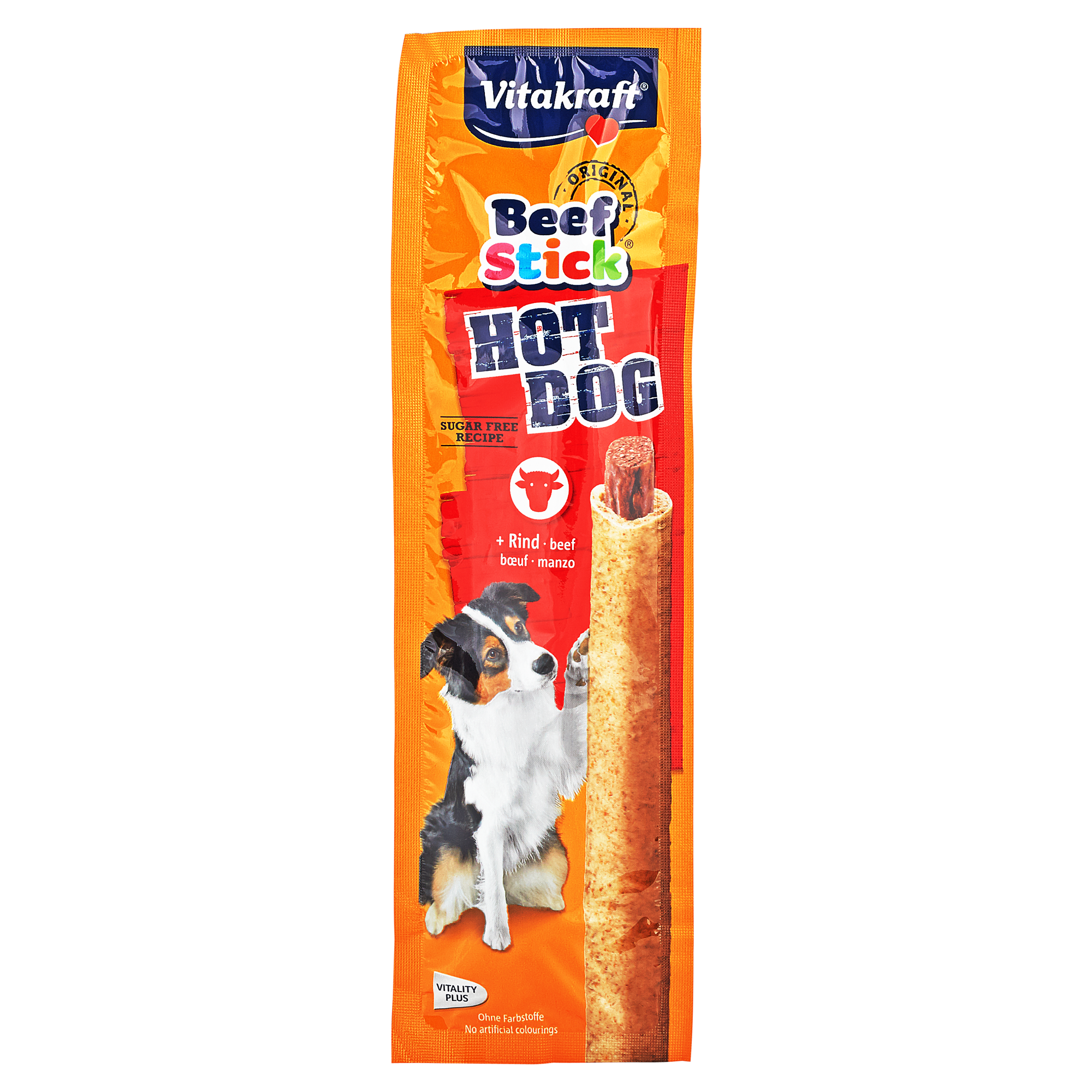 Kausnack "Beef Stick" Hot Dog mit Rind 30 g + product picture