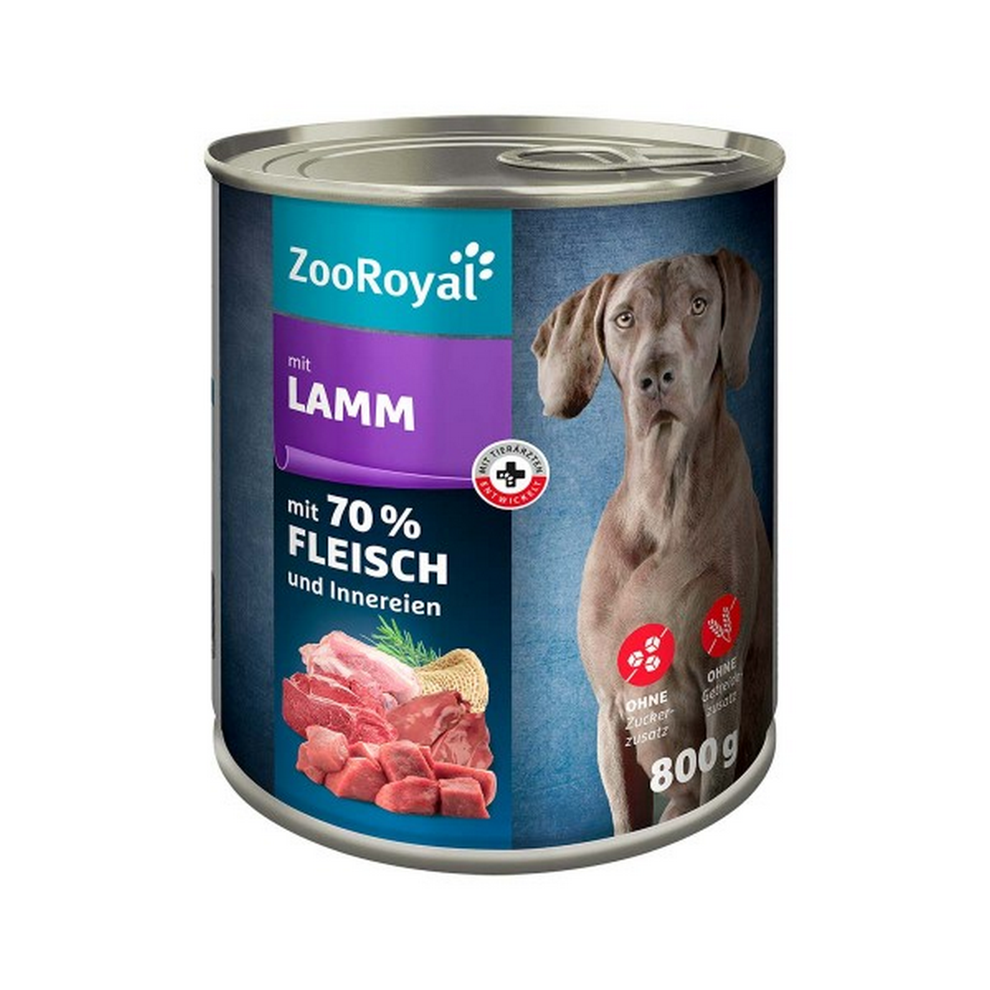 Hundenassfutter Adult Lamm 800 g + product picture